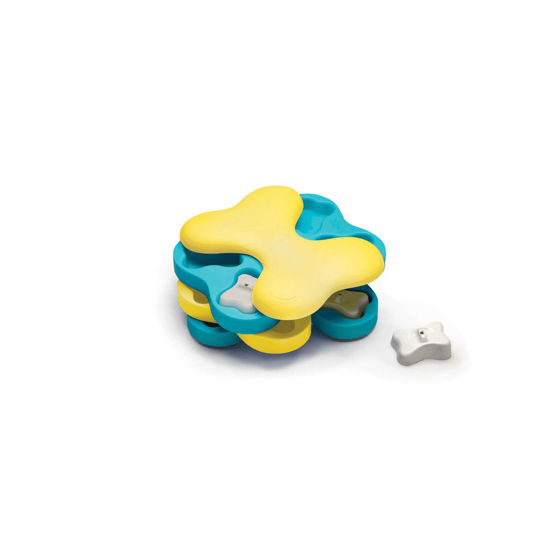 1 Outward Hound Nina Ottosson Dog Tornado Interactive Treat Dispenser Dog Toy Blue, 1 of 8