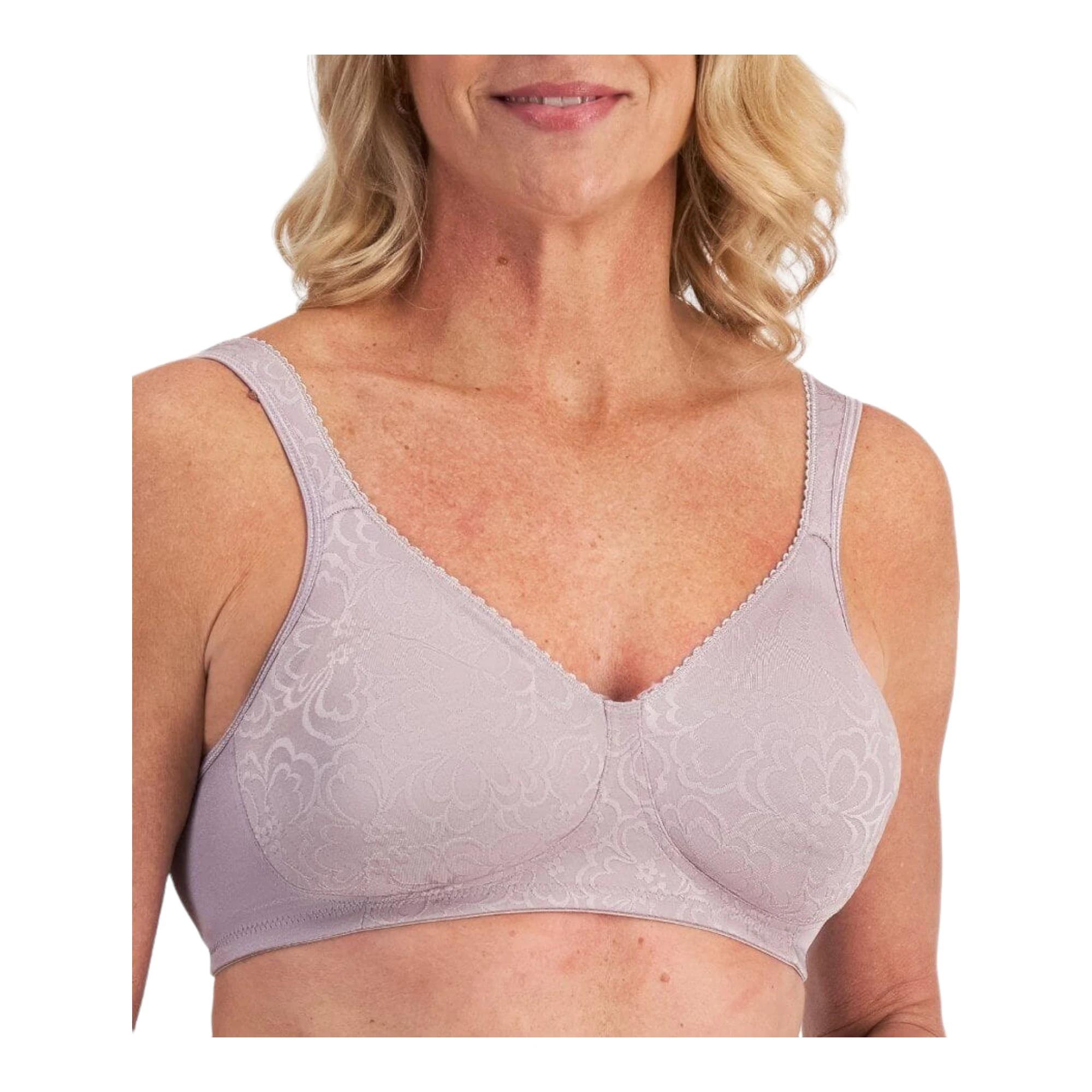 4 Playtex 4 Pack 18 Hour Ultimate Lift & Support Wirefree Bra PEARL/CRYSTAL GREY, 4 of 5