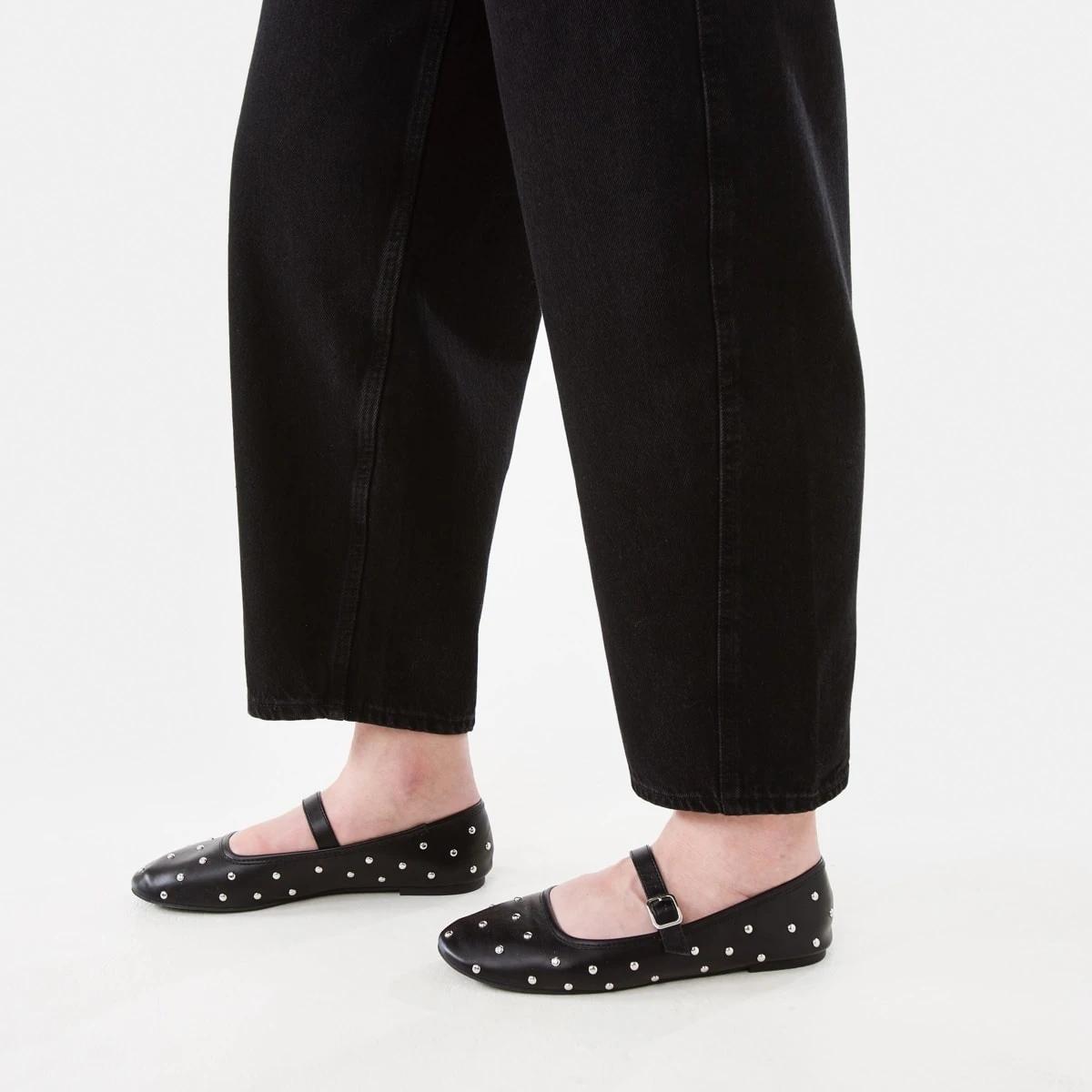 7 Barrel Leg Jeans Black Wash, 7 of 8
