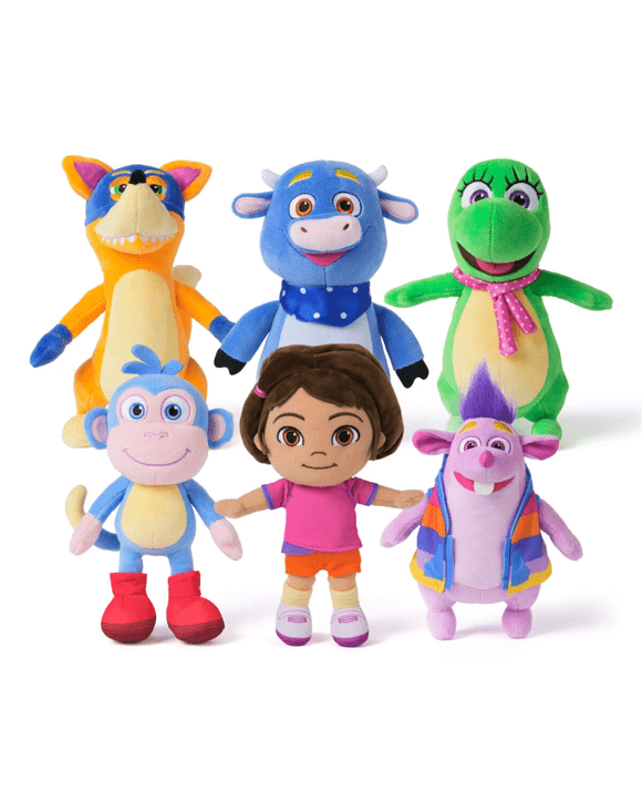 20cm Nickelodeon Dora the Explorer Official Plush Toy - Assorted