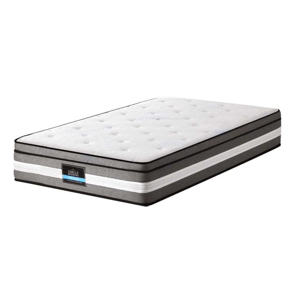 1 Giselle Bedding 30cm Seaqual Fabric Mattress Gel Foam Pocket Spring King Single Size - King Single Bed - Multi, 1 of 7