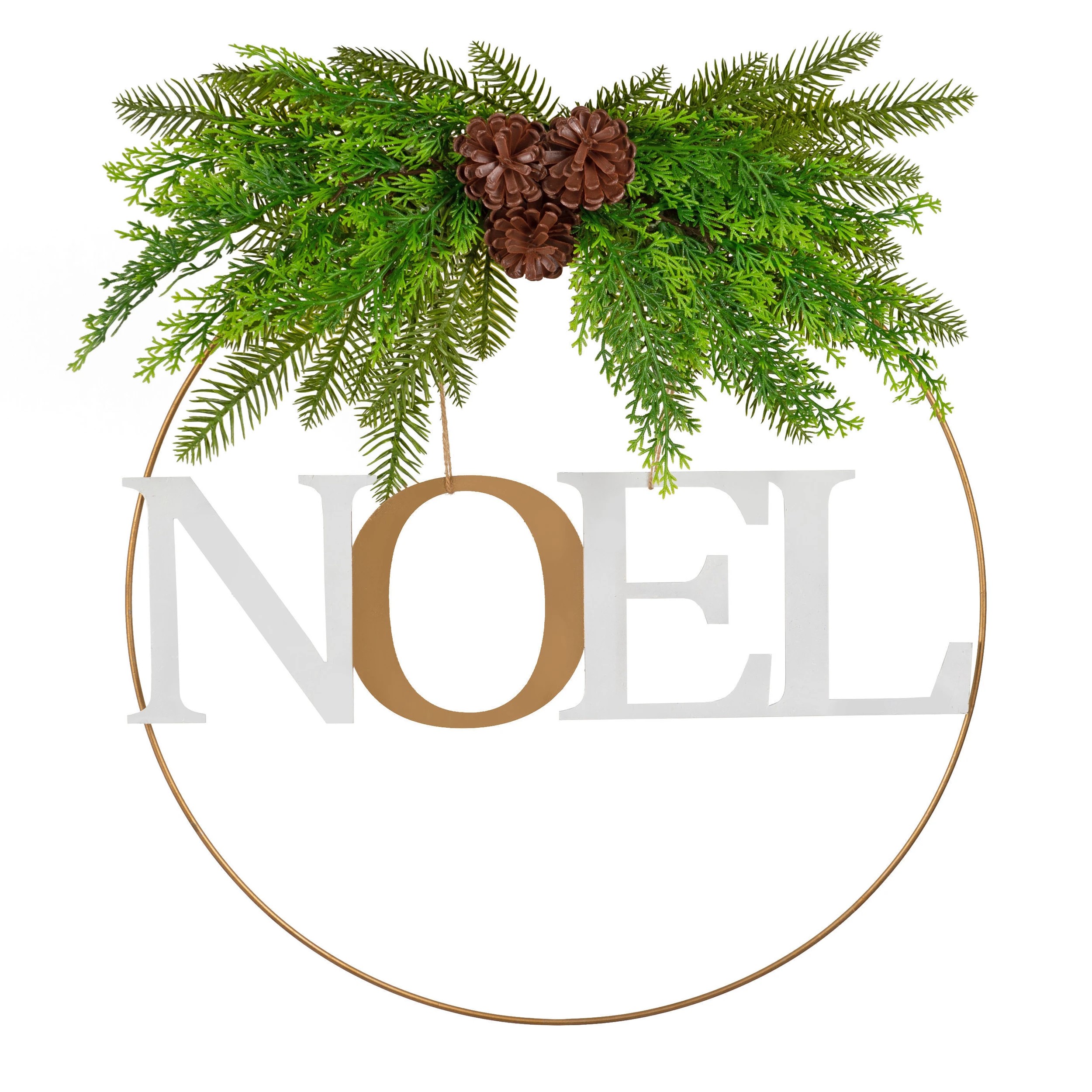 1 Santa's Helper Noel Christmas Wreath Charming Seasonal Touch 50CM, 1 of 2