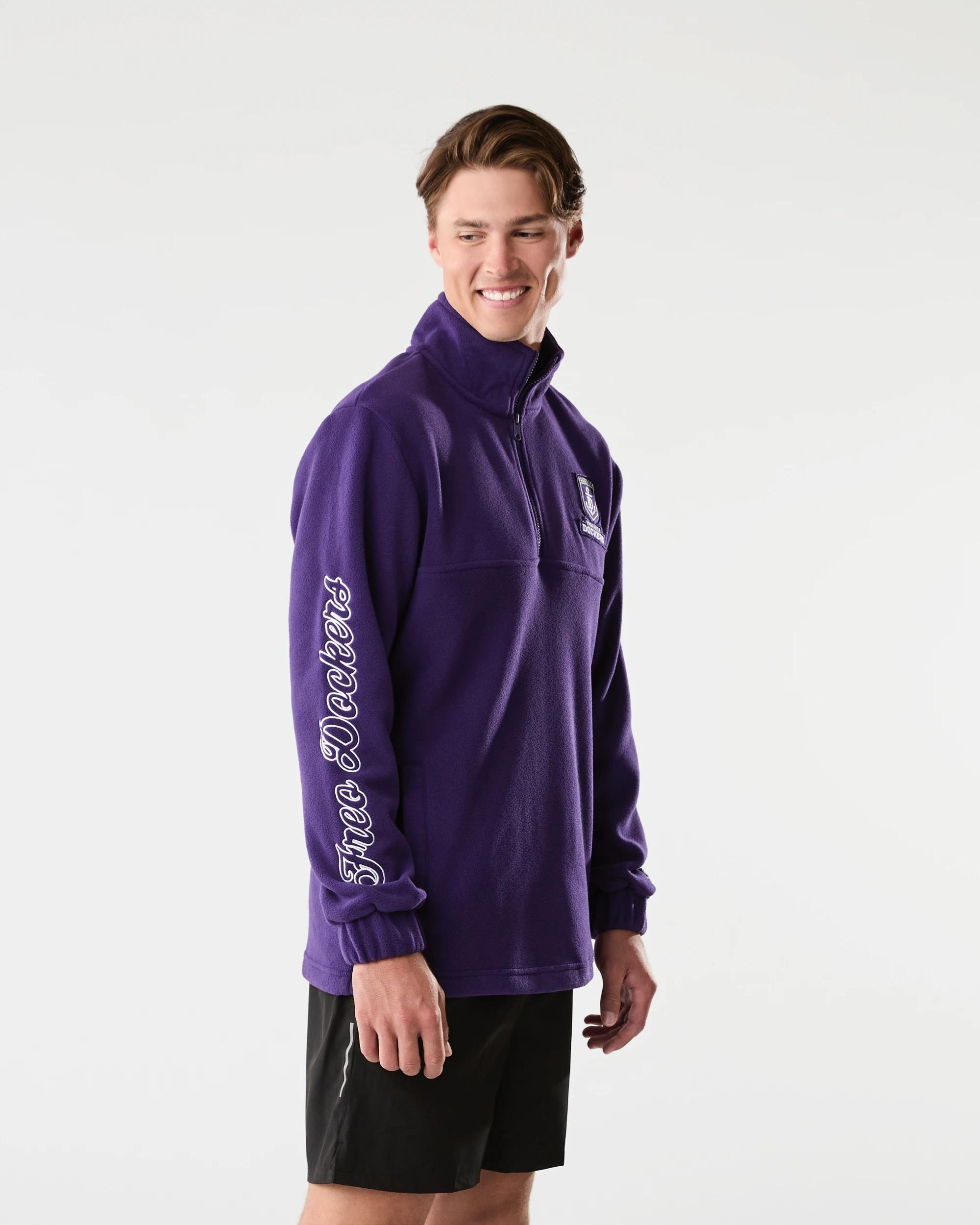 2 Official AFL Adult Polar Fleece Jacket Fremantle, 2 of 9
