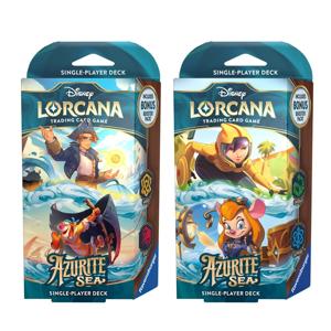 Disney Lorcana Trading Card Game: Azurite Sea Single Player Deck - Assorted