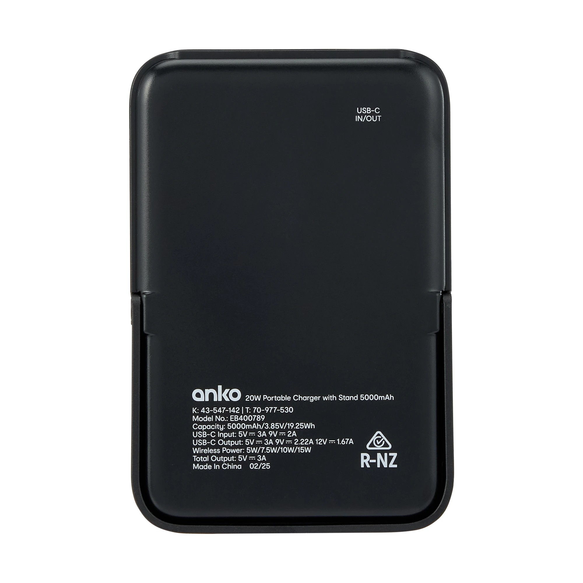 3 5000mAh Portable Charger with Stand, 3 of 10