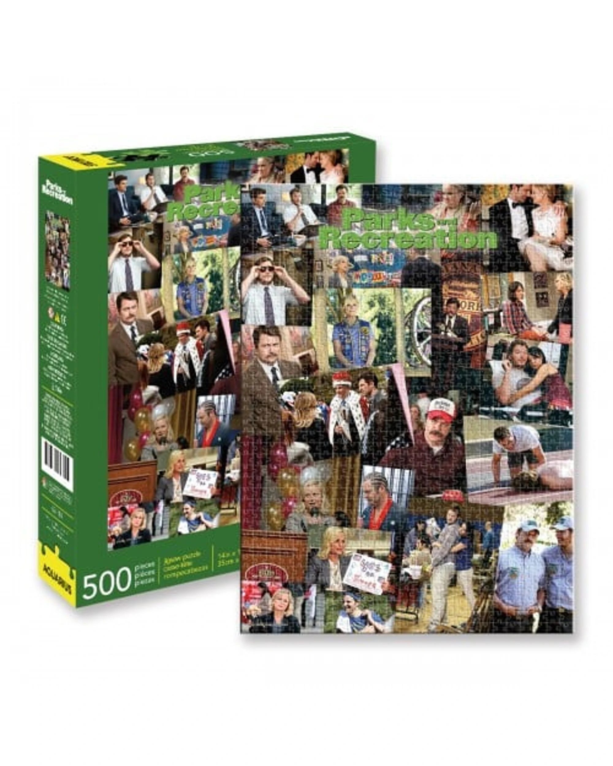 1 Aquarius Parks and Recreation Collage 500 Piece Jigsaw Puzzle, 1 of 1