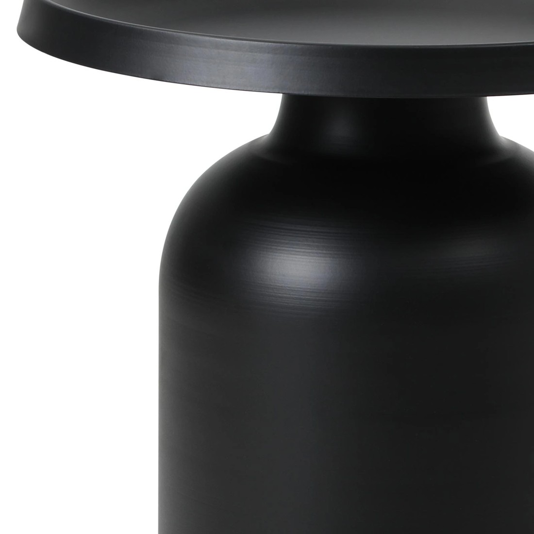 8 Oikiture Coffee Side Table Round Bedside Sofa Tea End Tables Steel Metal
 - Black, 8 of 10