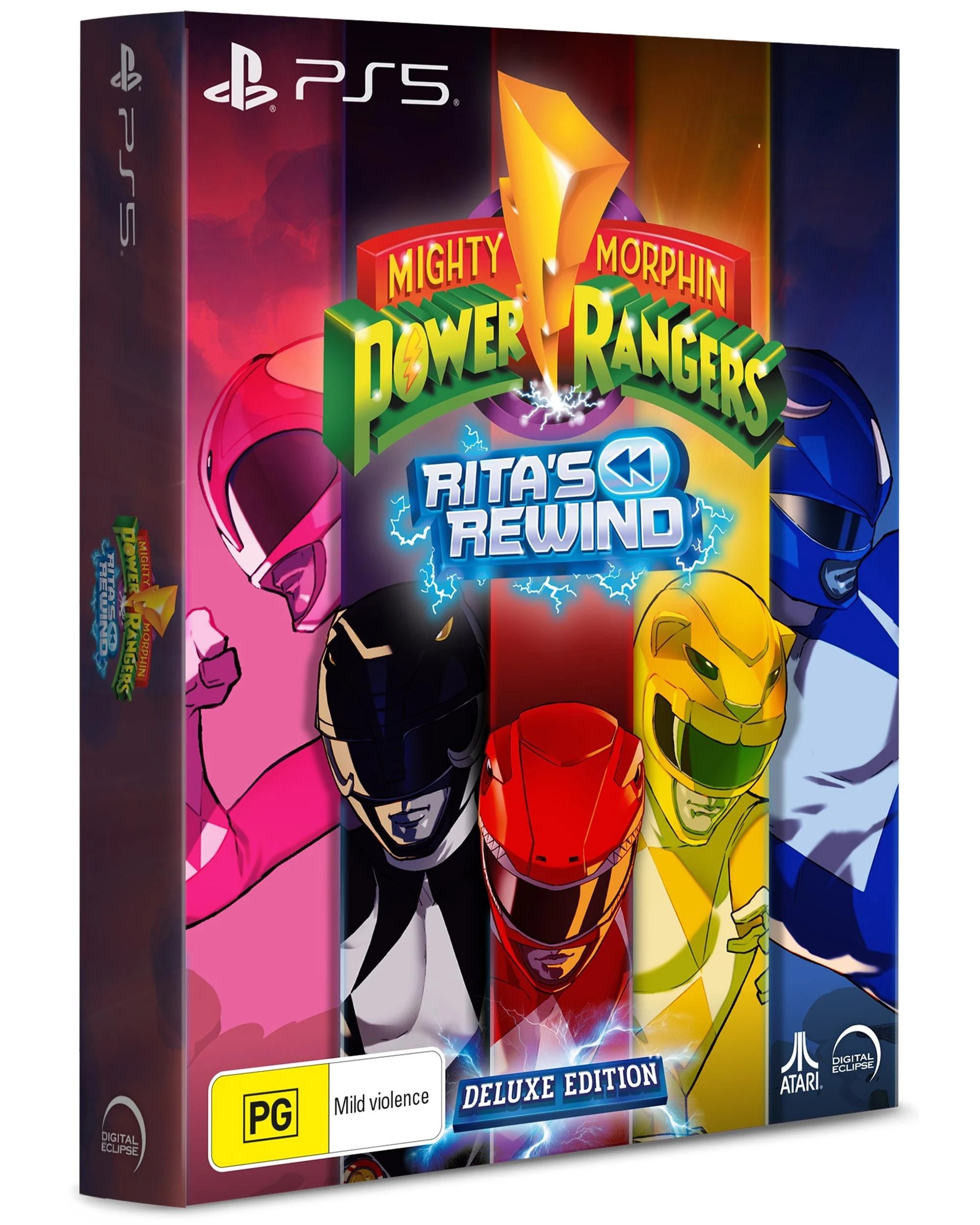 1 Atari Mighty Morphin Power Rangers: Rita's Rewind Deluxe Edition - PS5, 1 of 10