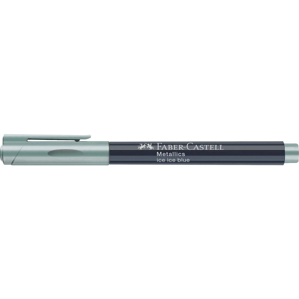 2 Faber-Castell Metallic Permanent Marker Ice Blue, 2 of 6