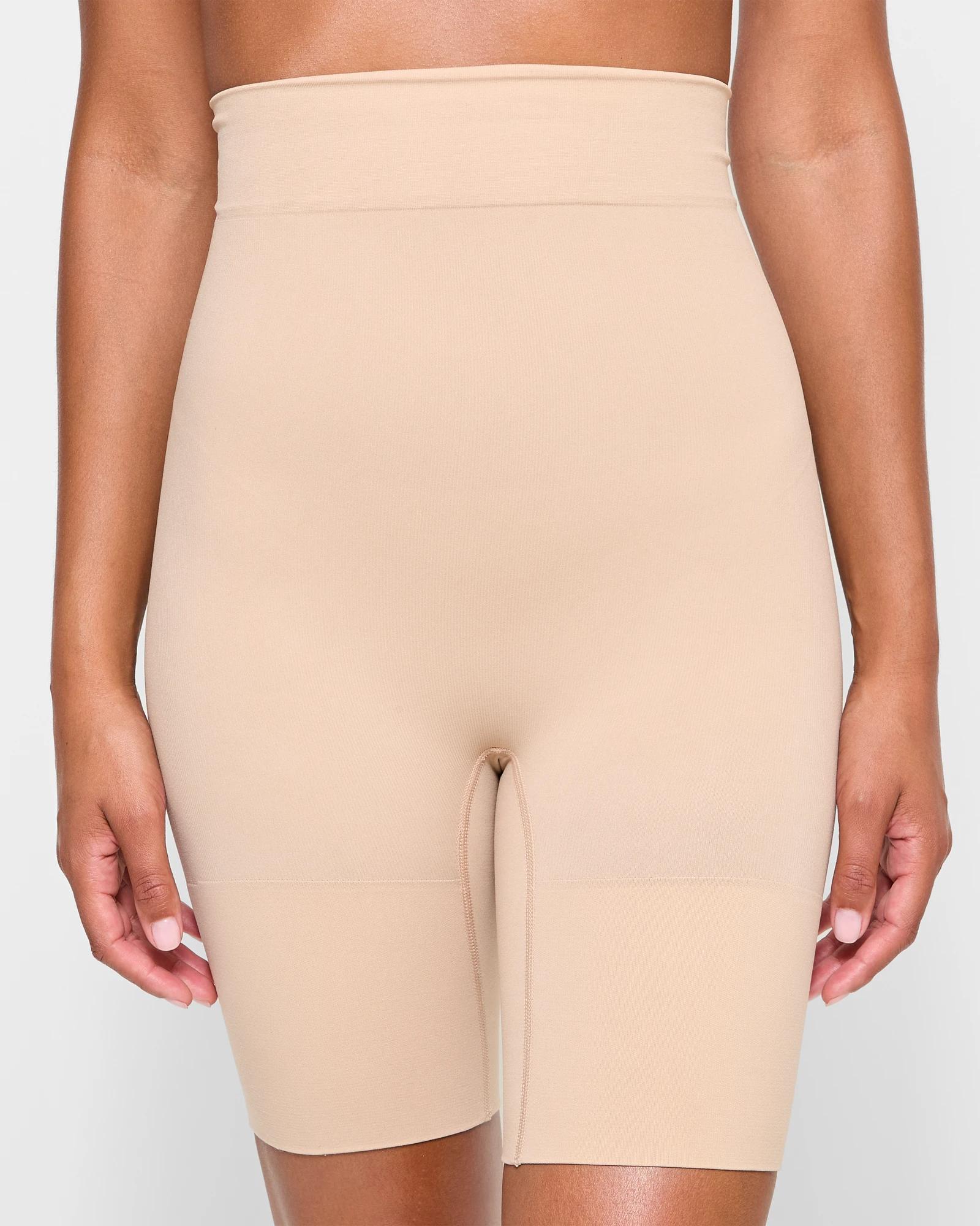 1 Target Seamfree Sculpt High Waisted Thigh Shaper Shorts NUDE, 1 of 4