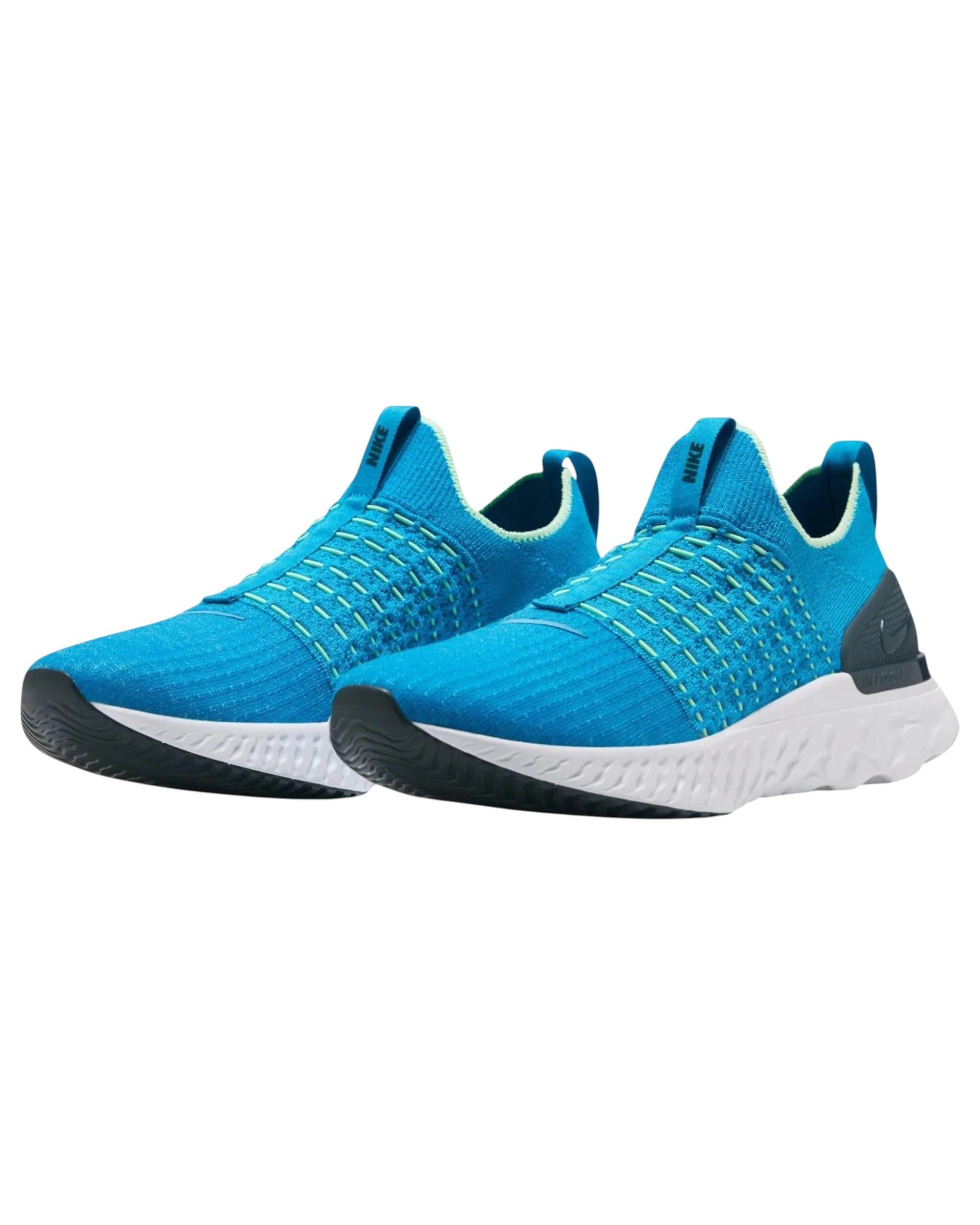 4 Nike Mens Phantom Run 2 Athletic Shoes BLUE, 4 of 8