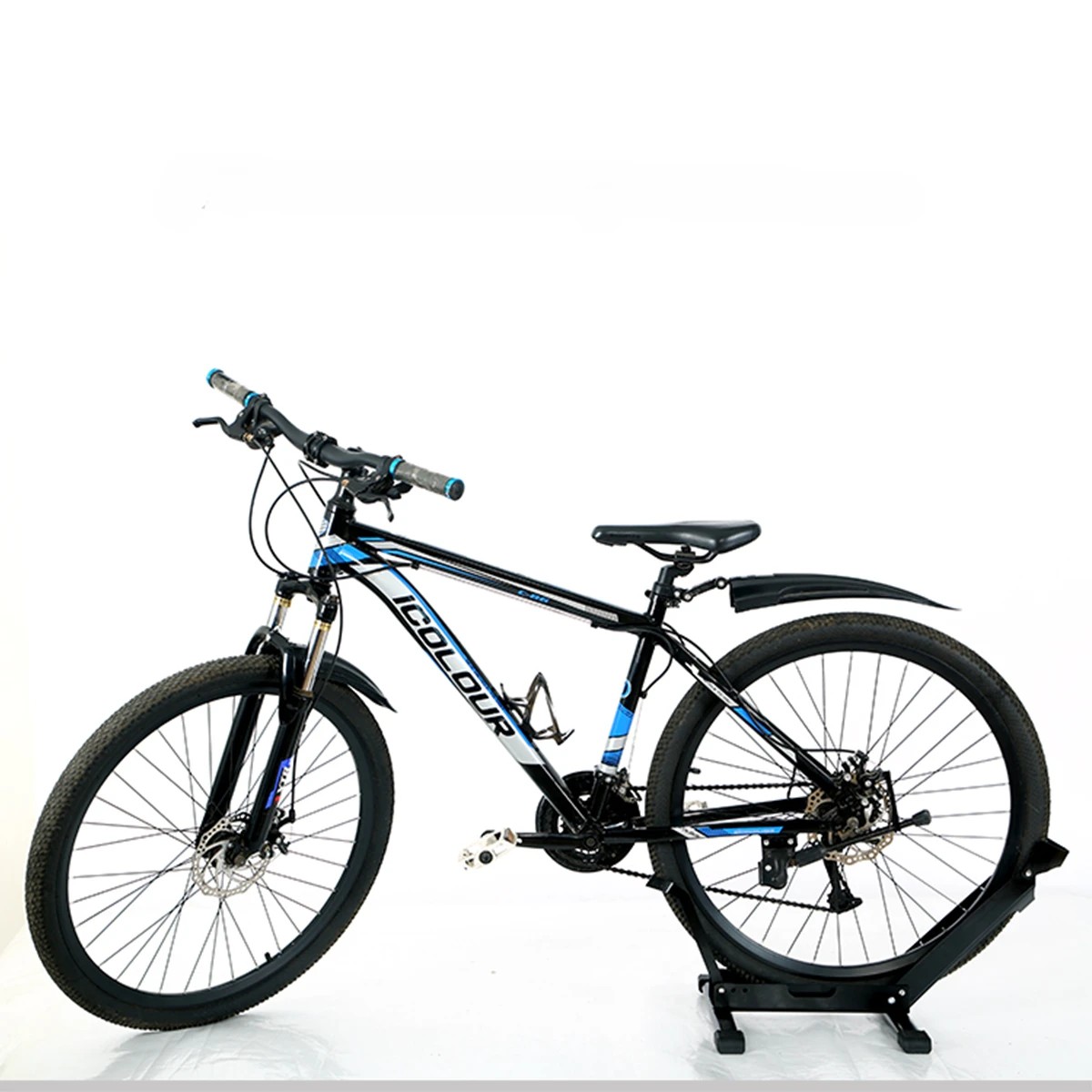 6 Elora Floor Rack Bicycle Storage Stand Road Bike Parking Repair Cycle Support Portable, 6 of 9