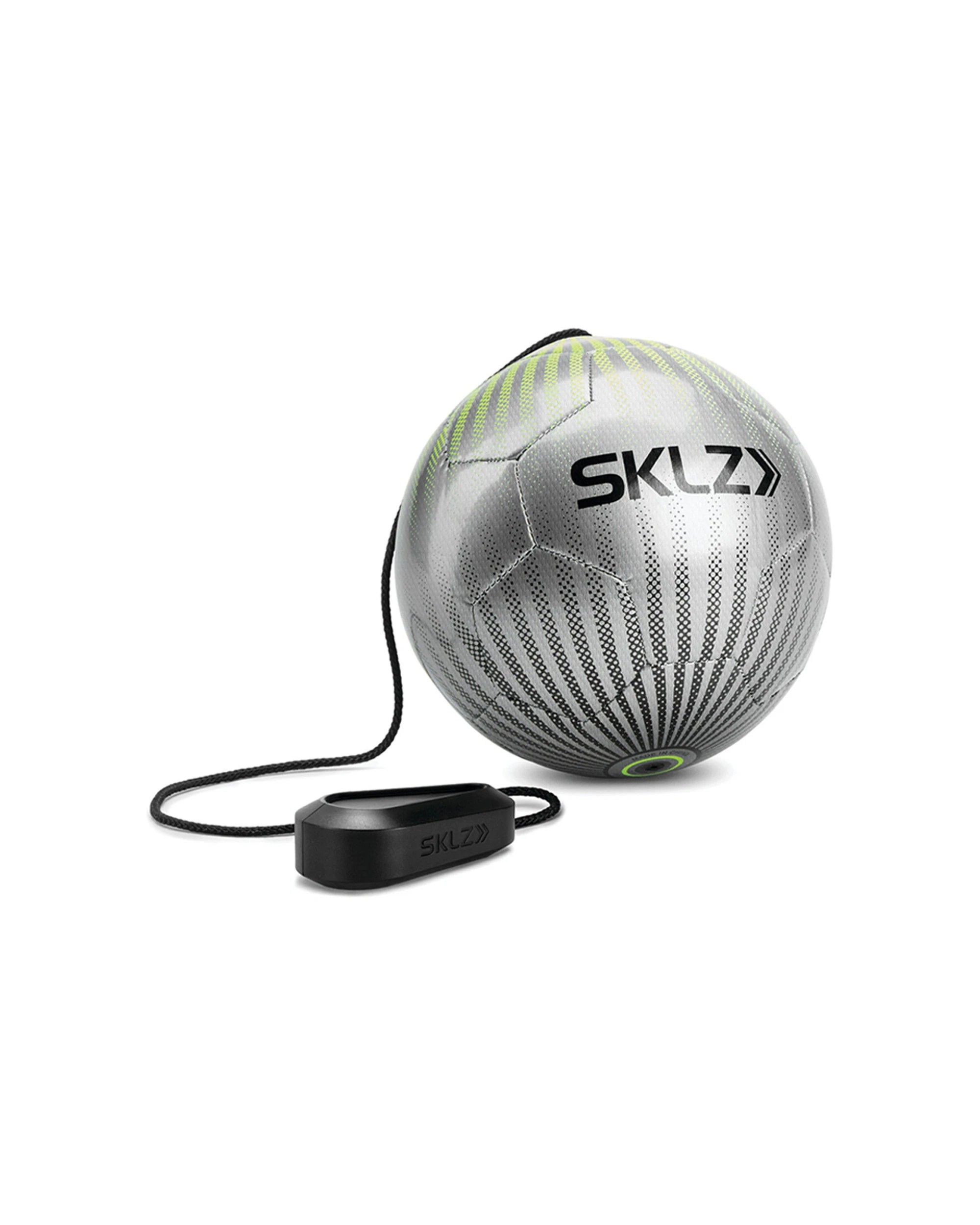 1 Sklz Star Kick Touch Soccer Ball Size 1 Trainer Volt Portable Design - Silver, 1 of 3