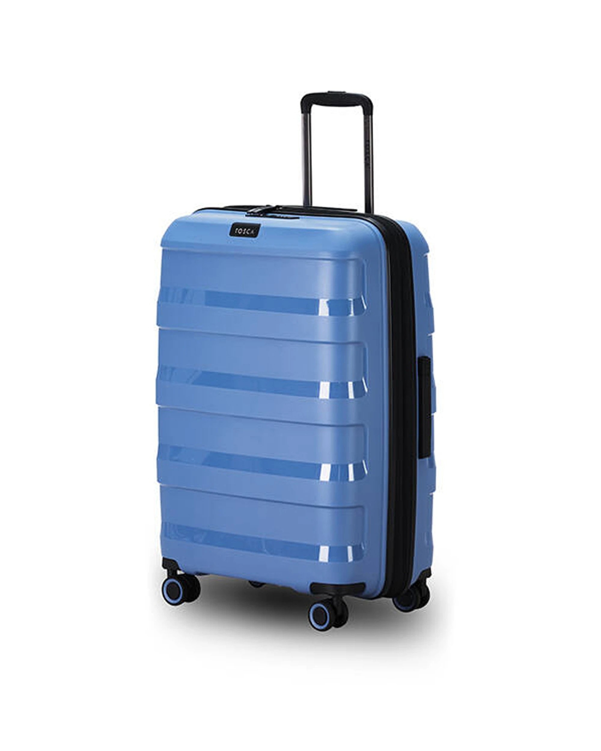 2 Tosca Comet PP 25" Suitcase Luggage Trolley Lightweight Infinity - Blue, 2 of 4