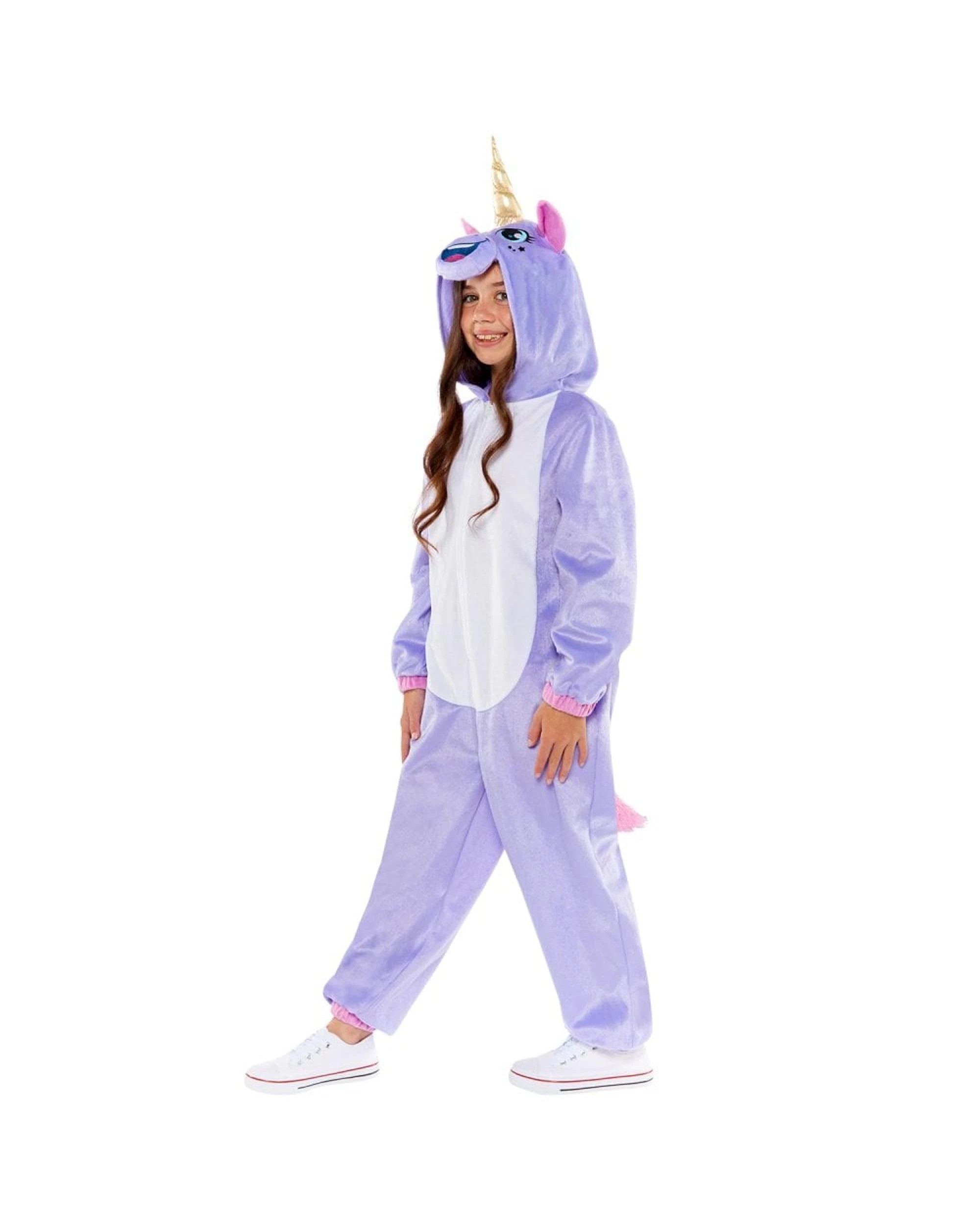 2 Unicorn Onesie Kids Costume Size 6-8 Years, 2 of 4