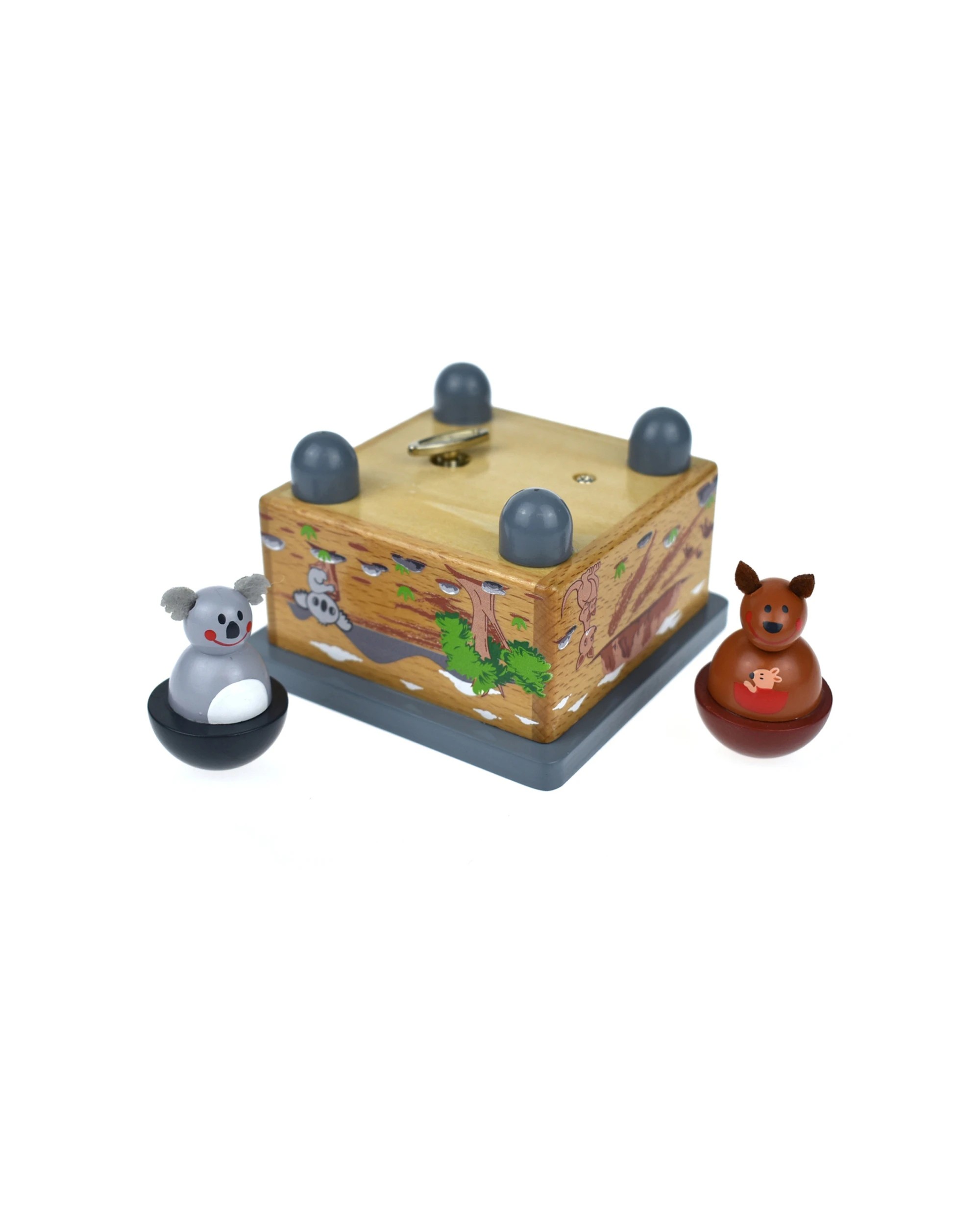 6 Kaper Kidz Dancing Magnetic Music Box Koala & Kangaroo Kids - Multi, 6 of 8