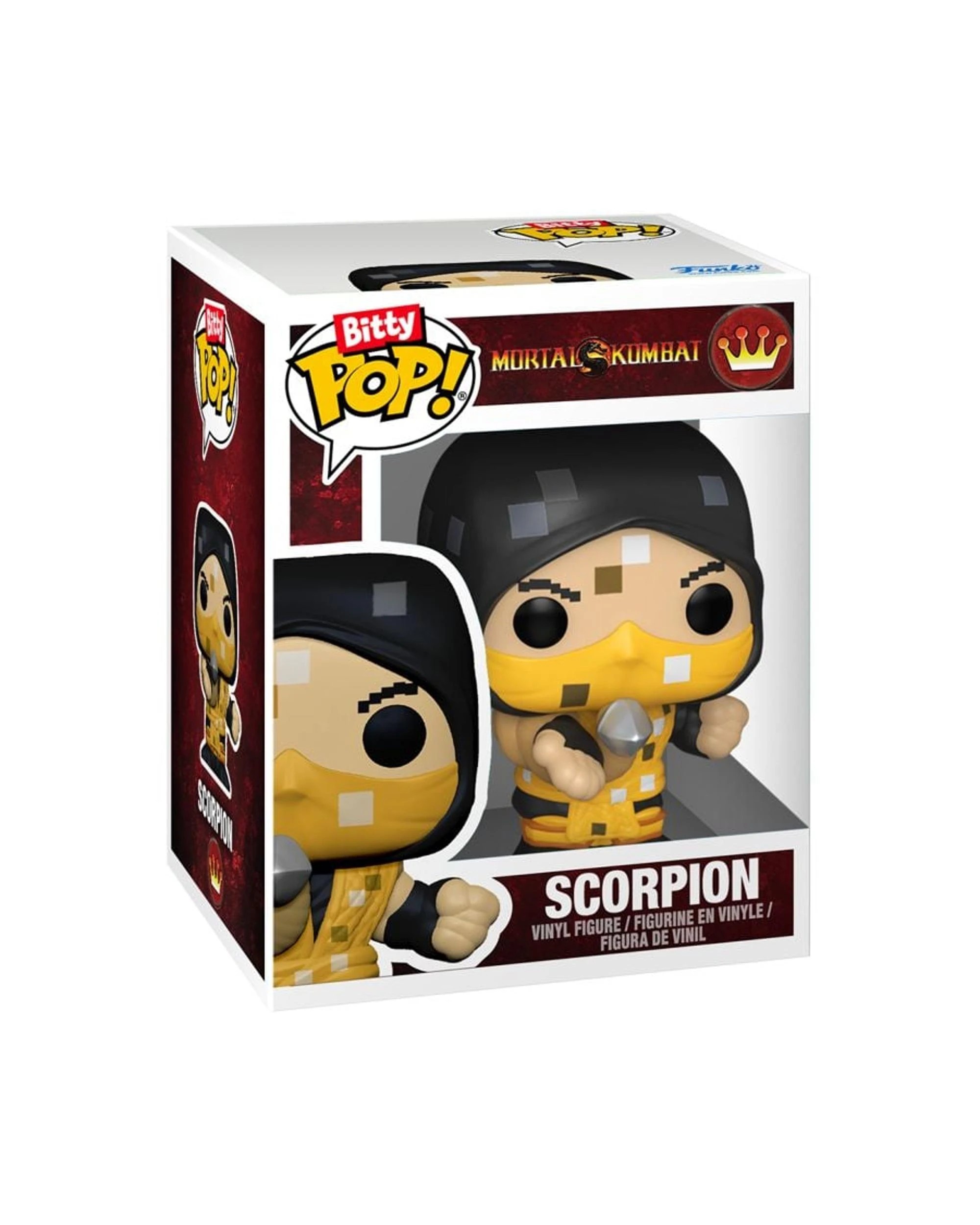 3 Mortal Kombat Scorpion Funko Bitty Pop! Arcade Display Vinyl, 3 of 5