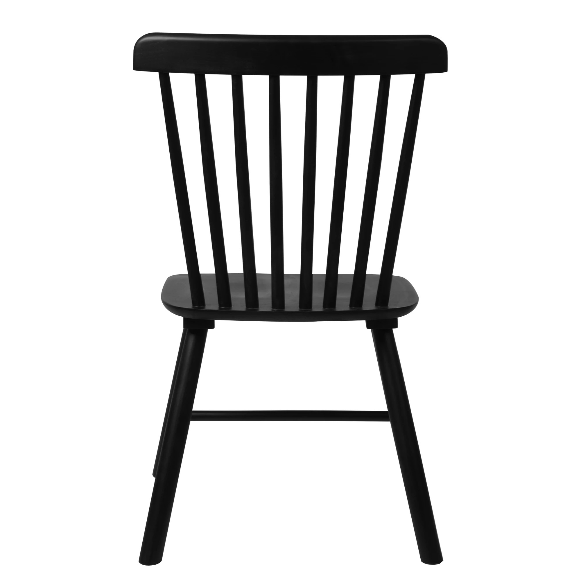 5 Levede 4Pcs Replica Windsor Spindle Dining Chair - Black, 5 of 10