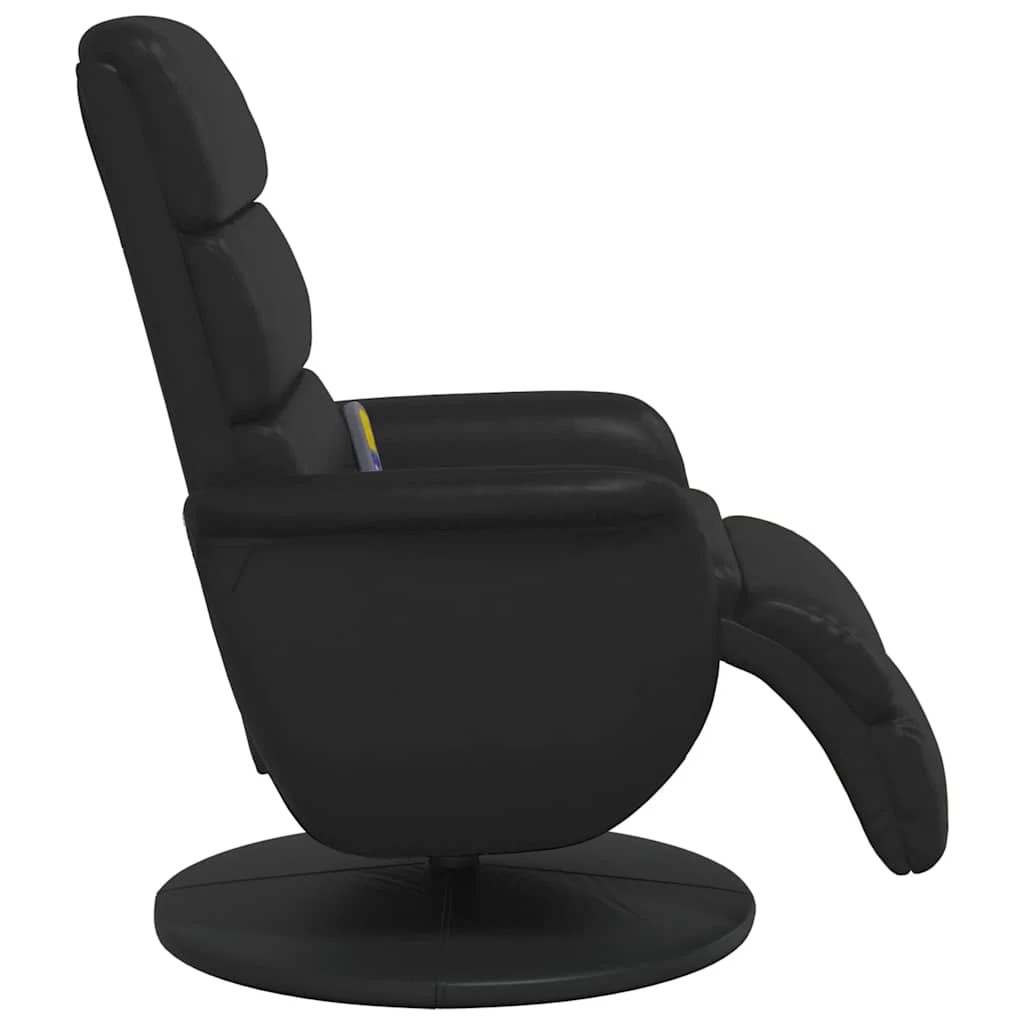 6 vidaXL Contemporary Massage Recliner Chair Footrest - Black, 6 of 9