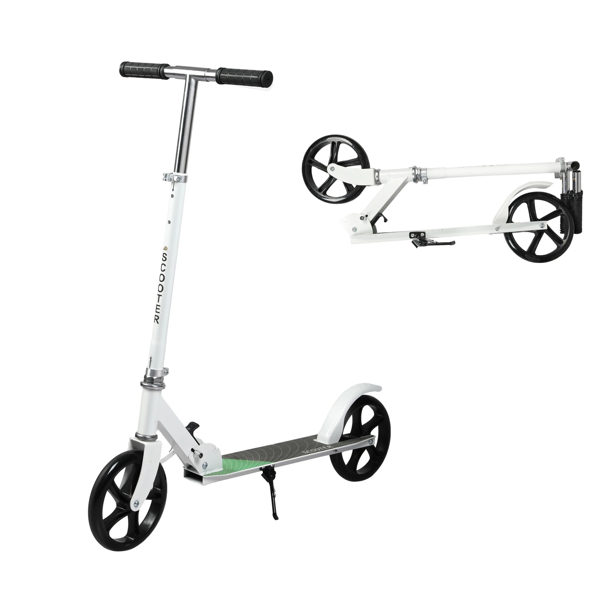 1 Monvelo Push Folding Kick Scooter Colour - White, 1 of 8