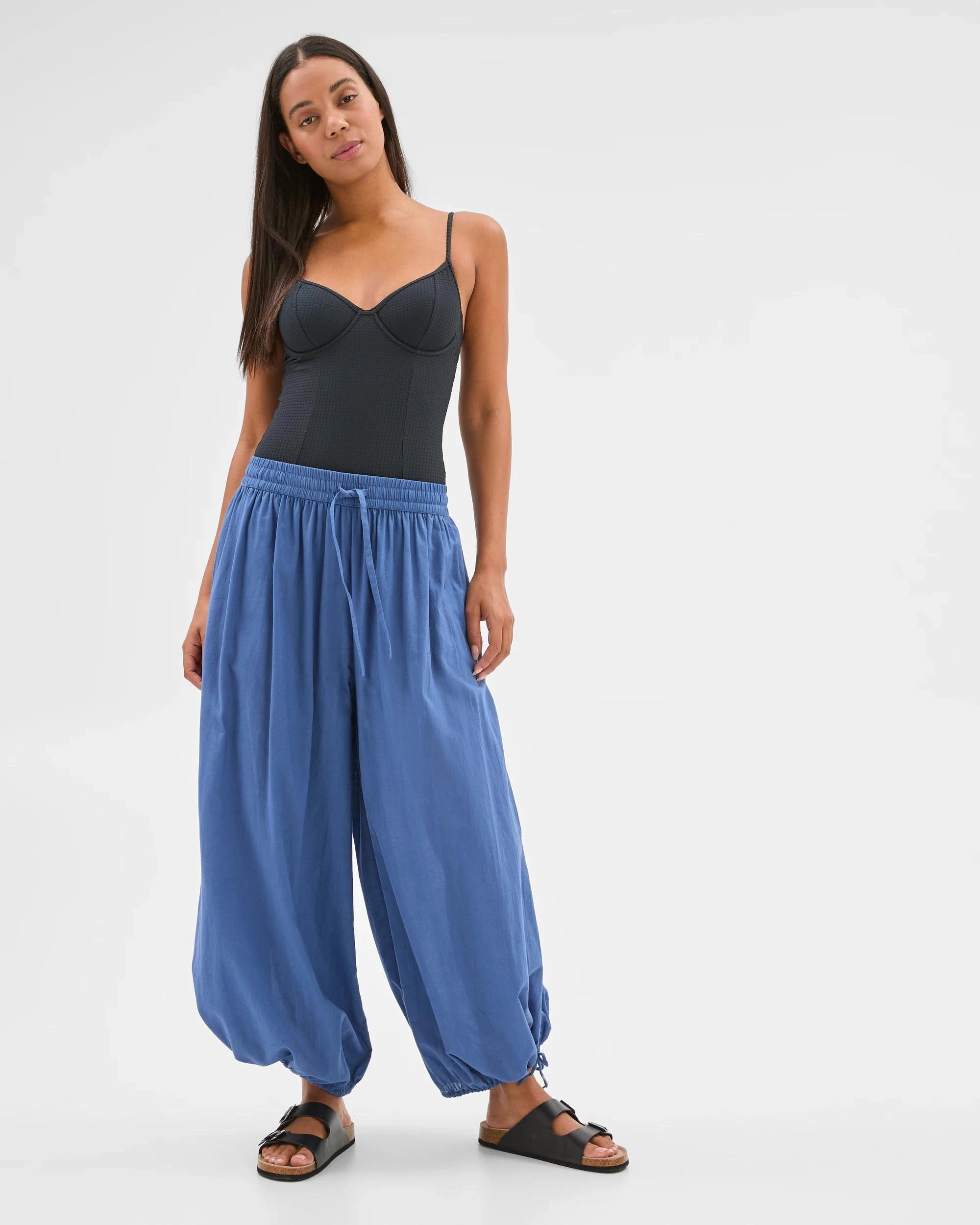 3 Target Resort Harem Pants BLUE, 3 of 7