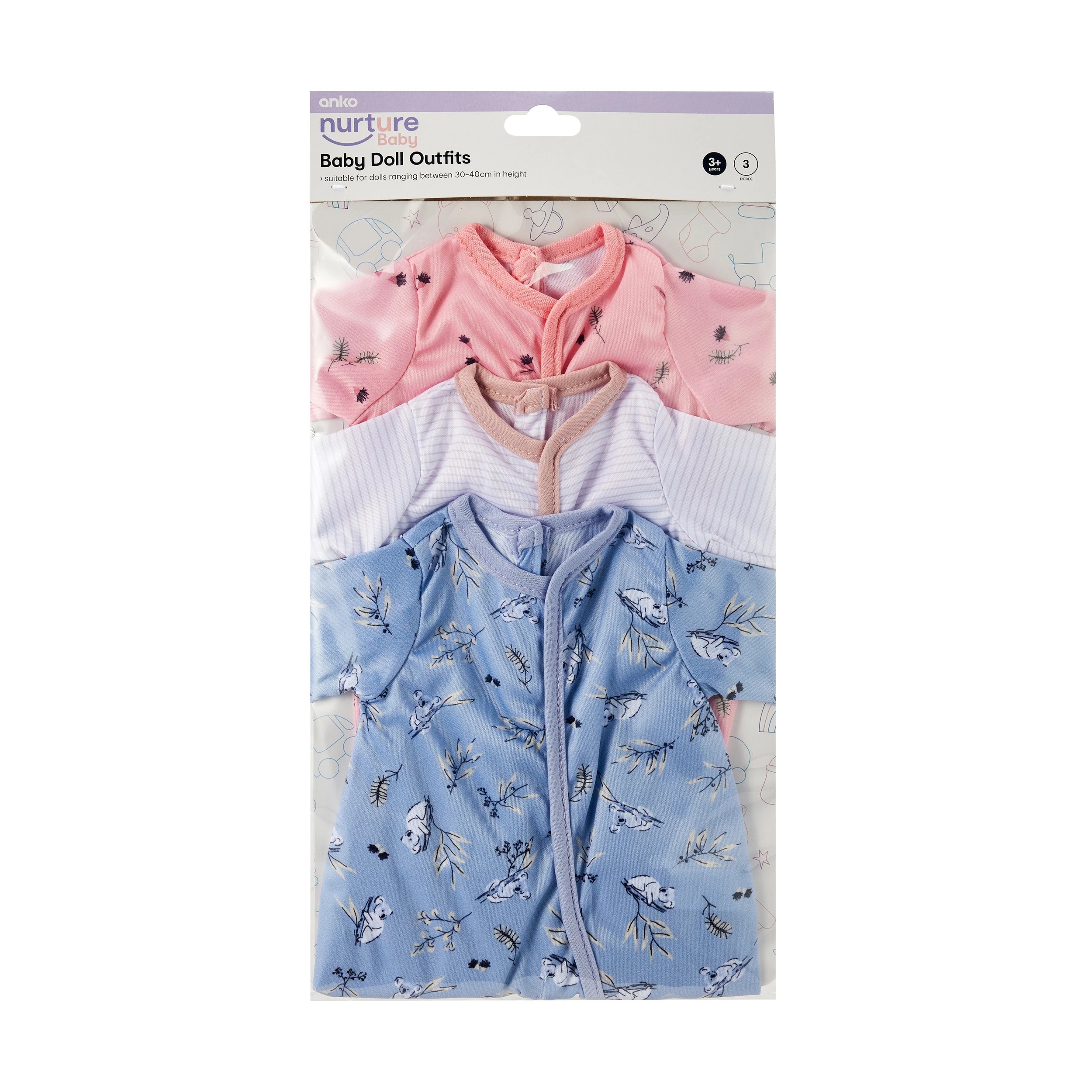 6 3 Pack Doll Outfits, 6 of 6