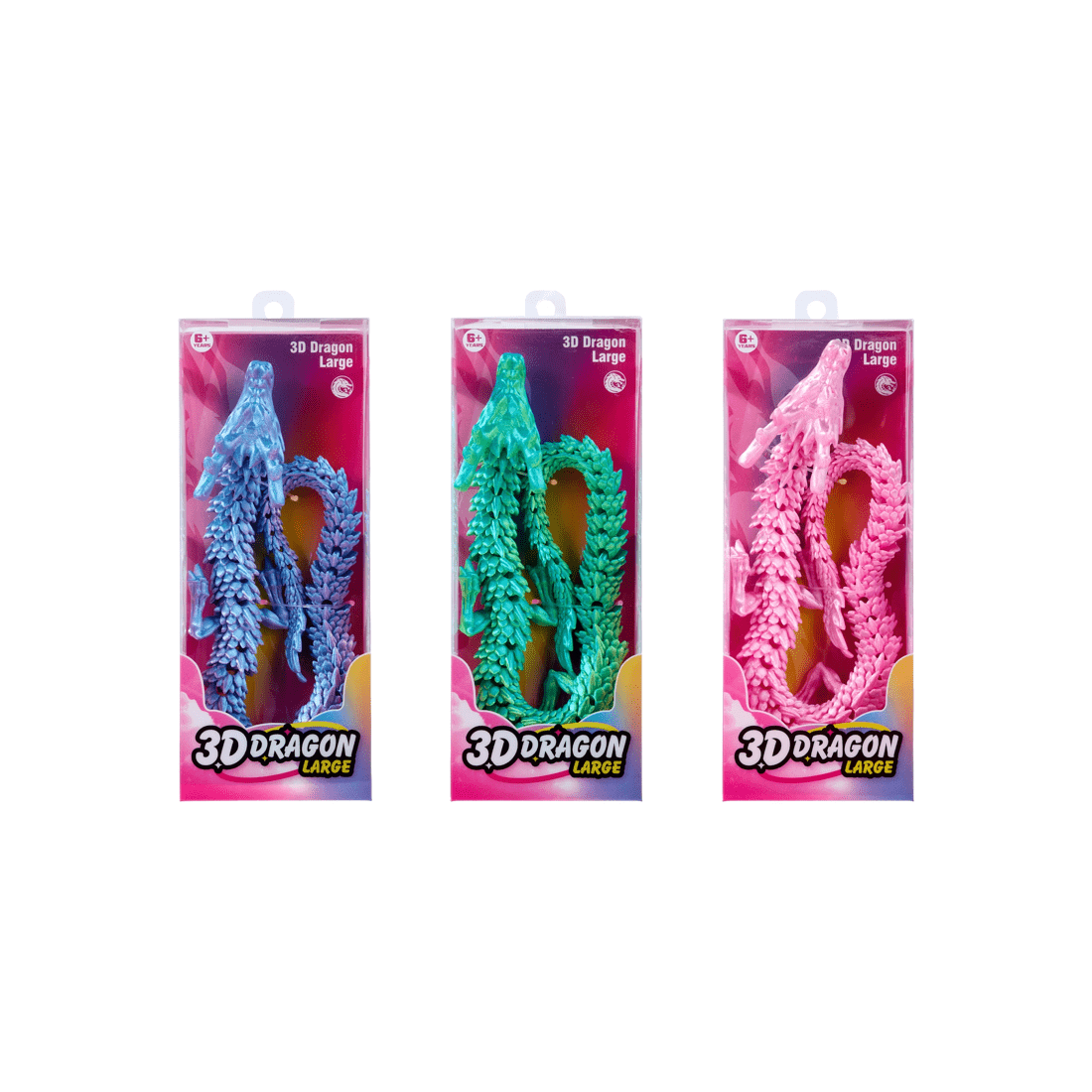 1 3D Dragon Large - Assorted, 1 of 10