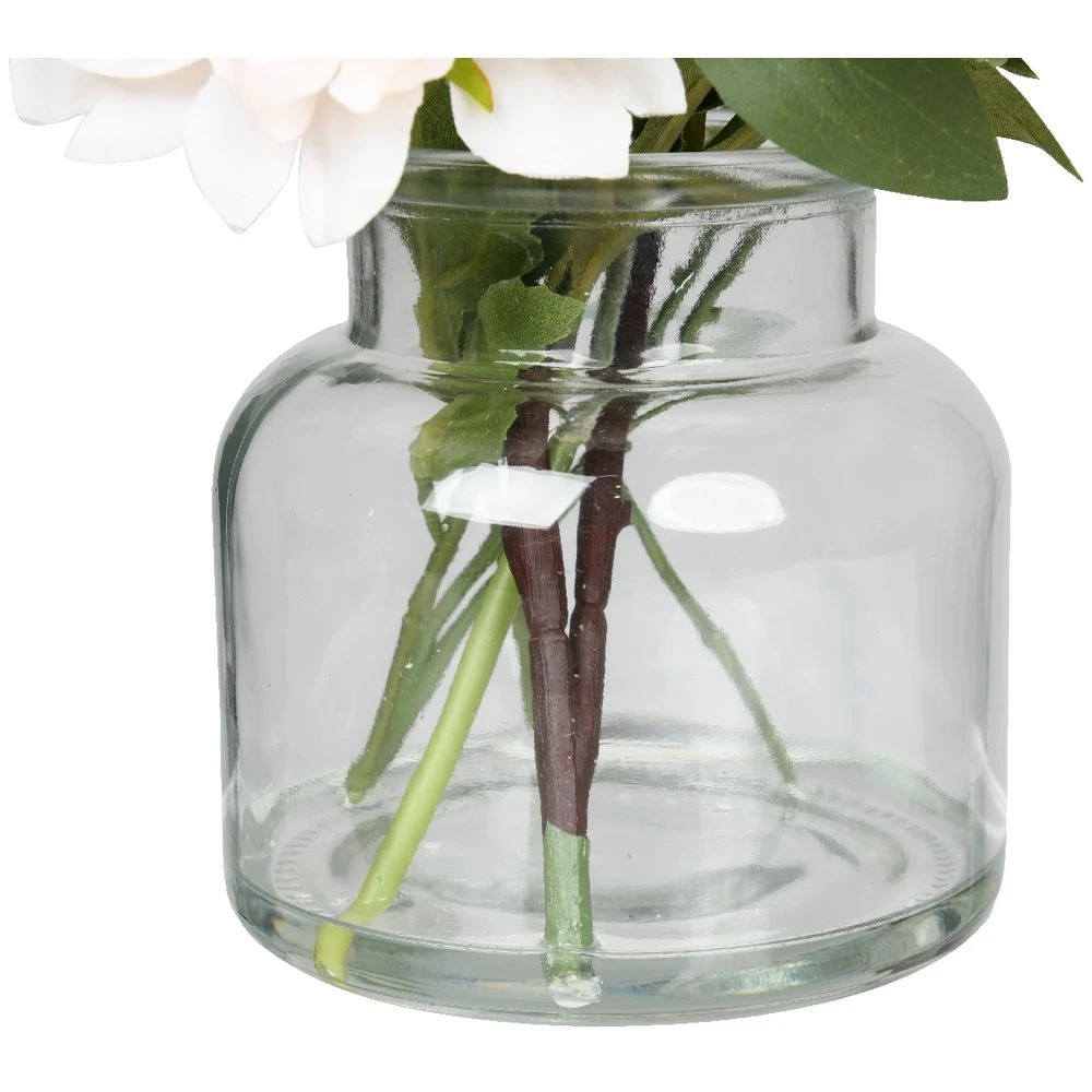 2 Otto Roses & Hydrangeas in Glass Vase, 2 of 3