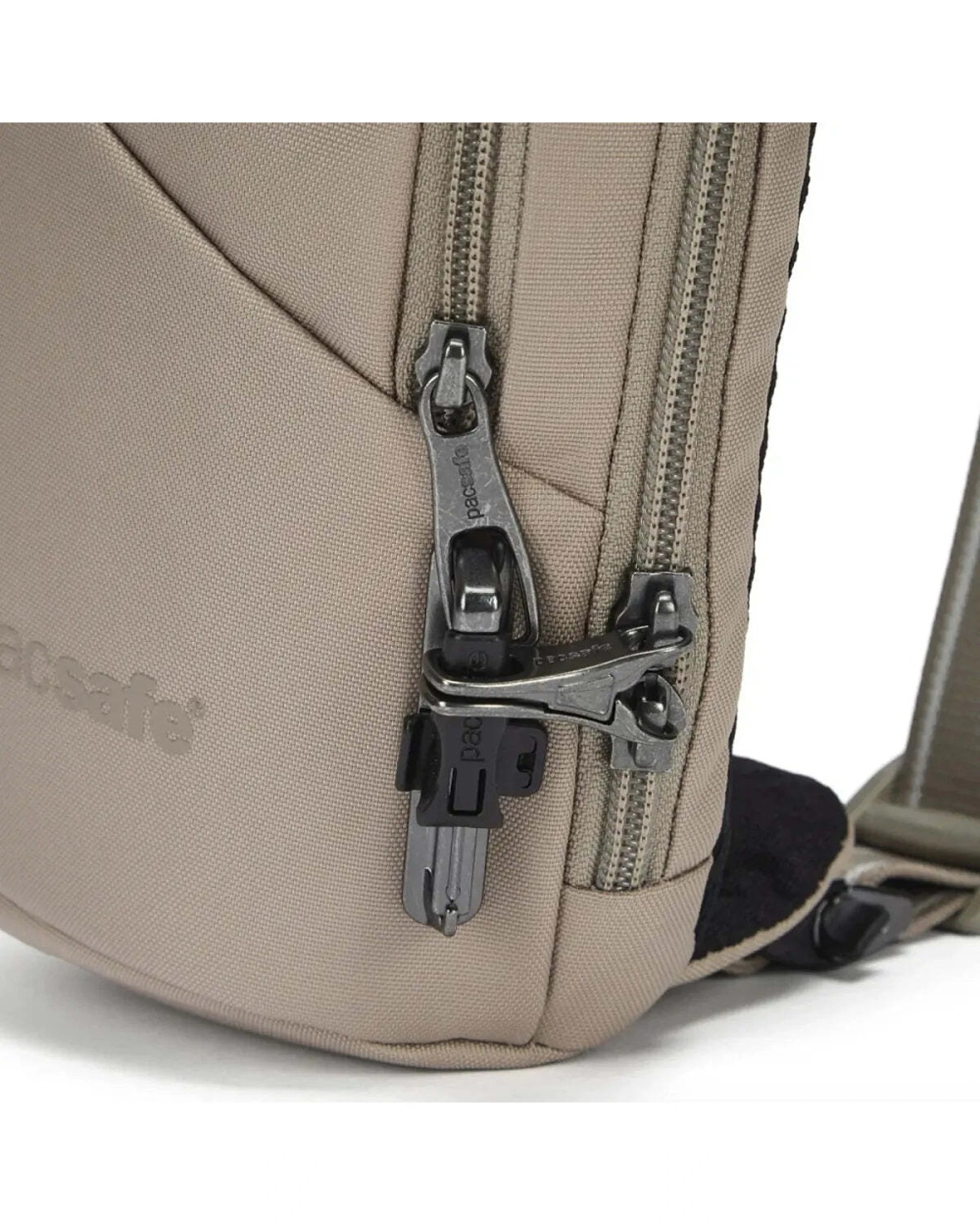 6 Pacsafe V Action Anti-Theft RFID Blocking Slashguard Sling Pack Compact - Beige, 6 of 7