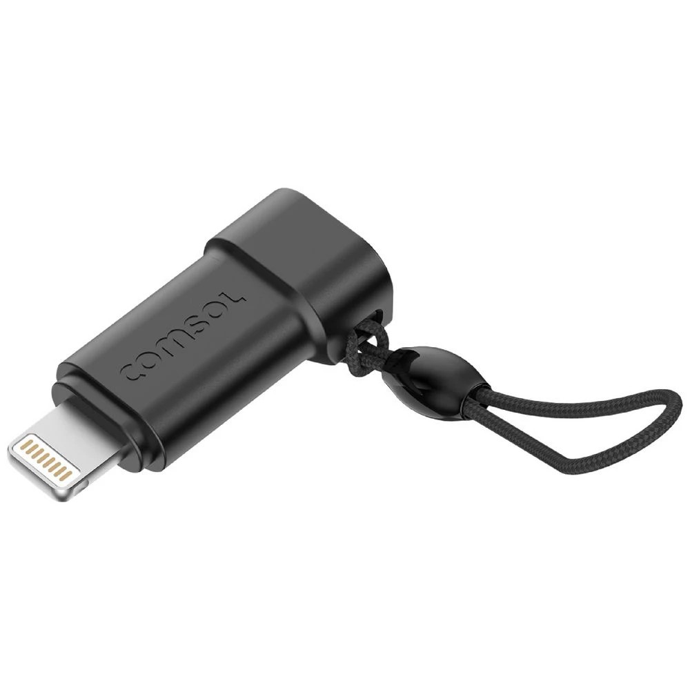 2 Comsol USB-C to Lightning MFi Adapter Black, 2 of 7