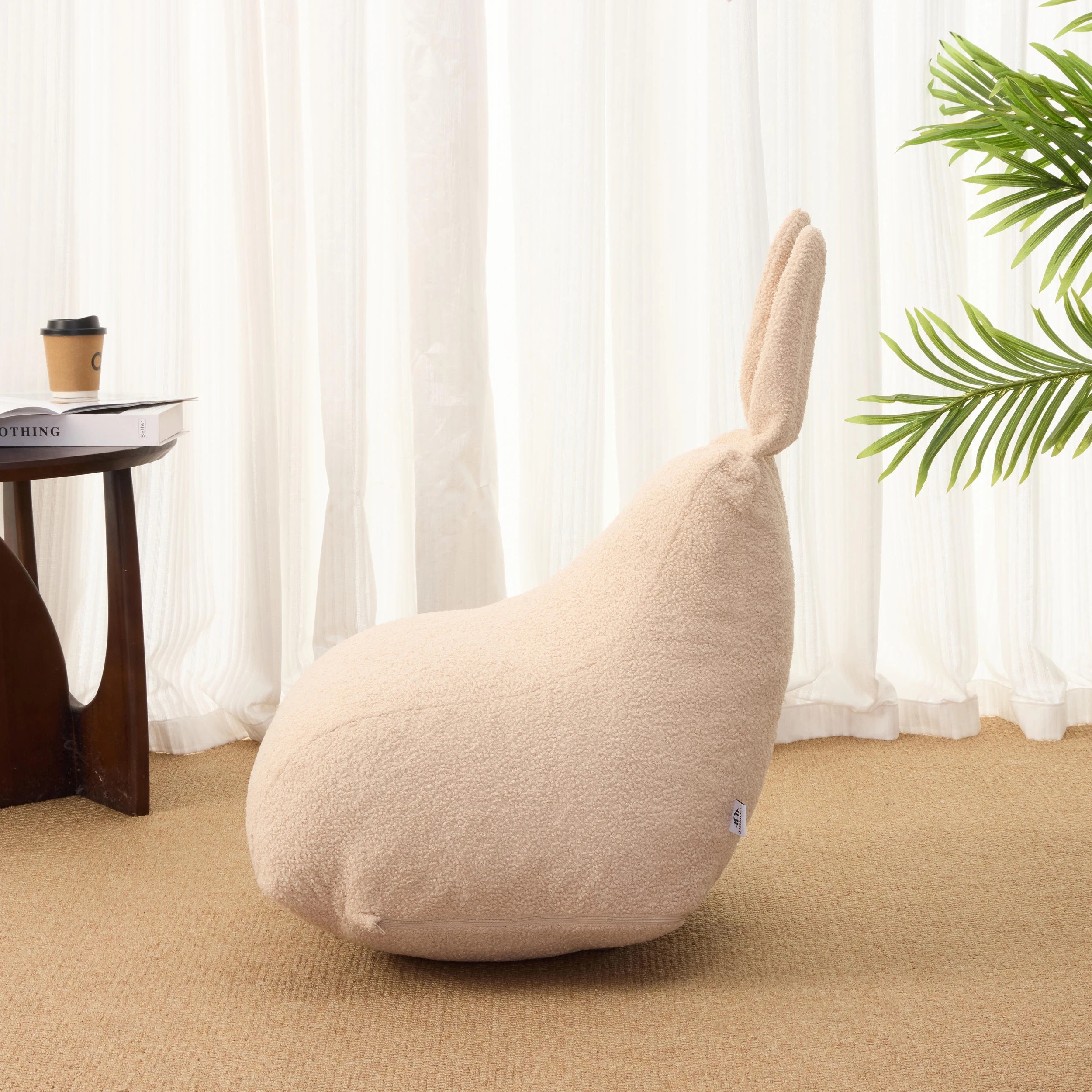 10 IHOMDEC Bean Bag Bunny Fashion Compression Lazy Sofa - Beige, 10 of 10