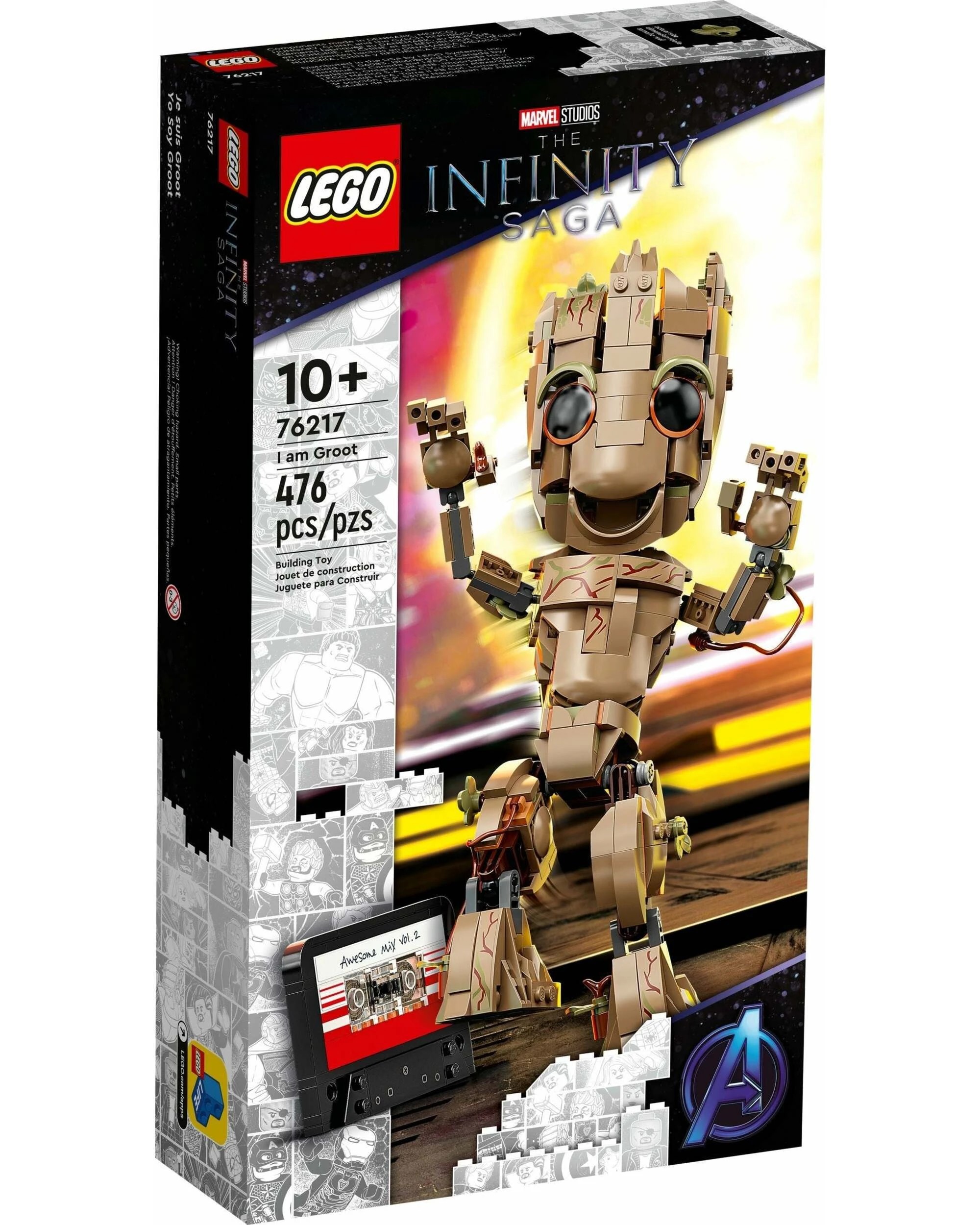 1 LEGO 76217 I am Groot: Posable Baby Groot Kit, 1 of 5
