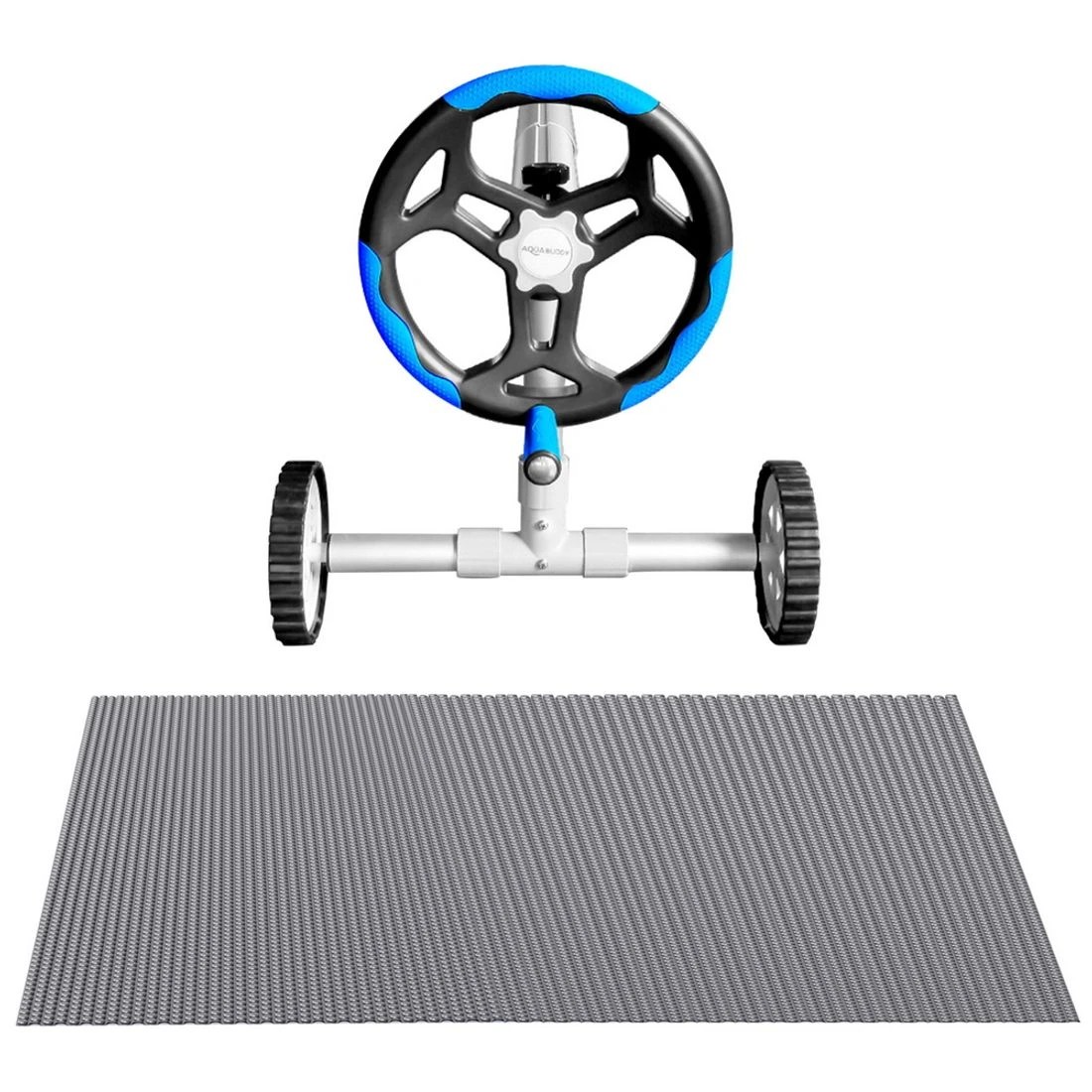 3 Aqua Buddy Pool Cover 600 Micron Solar Heat Blanket 10.5x4.2m w/ 5.55m Roller - Multi, 3 of 6