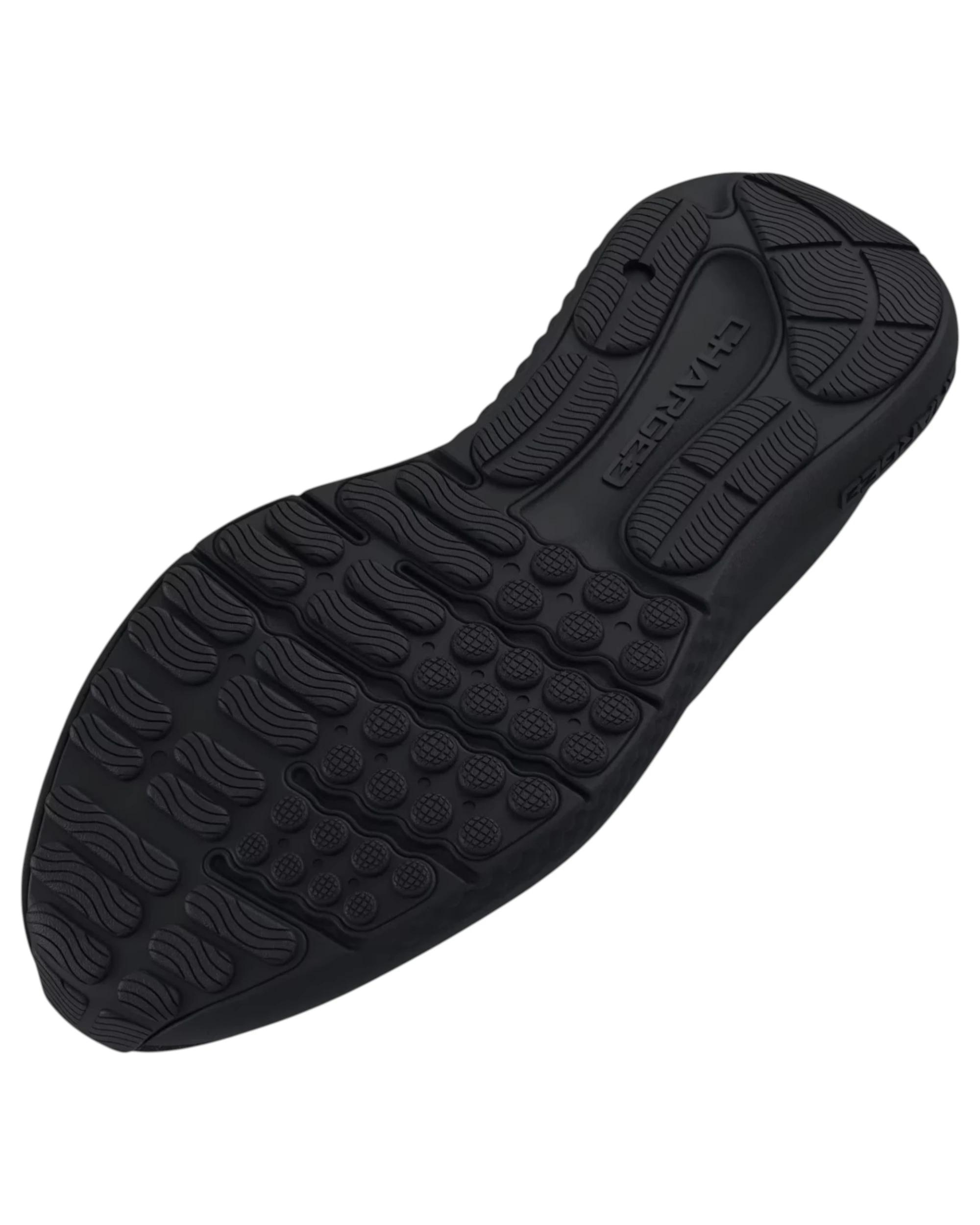 4 Under Armour Mens Surge 4 Triple Black Athletic Shoes BLACK, 4 of 5