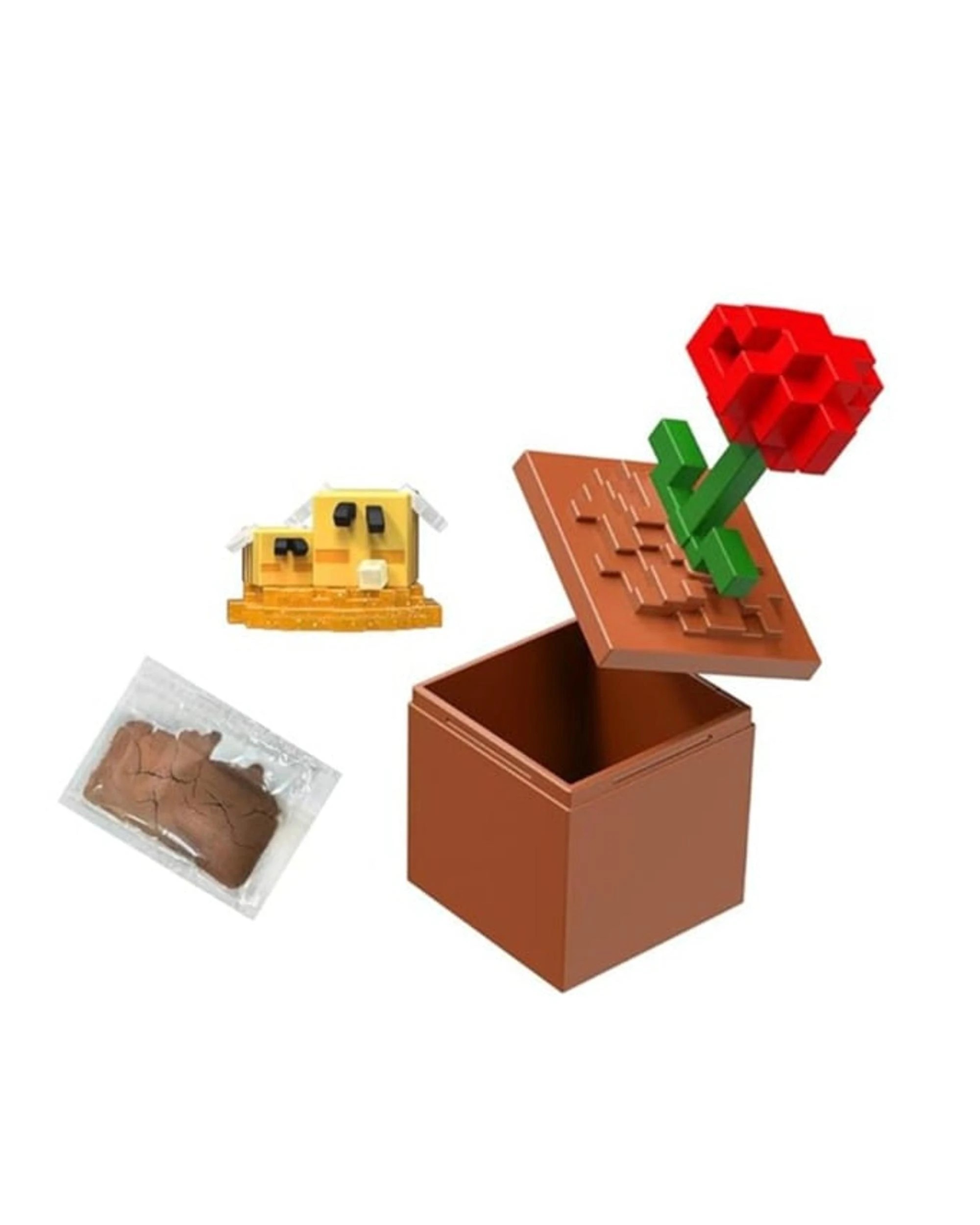 2 Minecraft Mini Mode Bloom Blocks Capsule - Poppy, 2 of 3