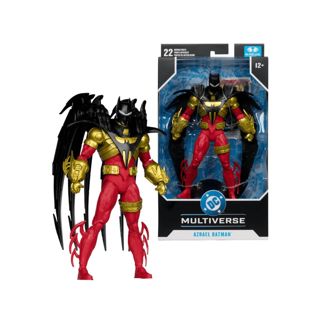 1 McFarlane Toys DC Multiverse Knightquest Azrael Batman 7 inch Action Figure, 1 of 9