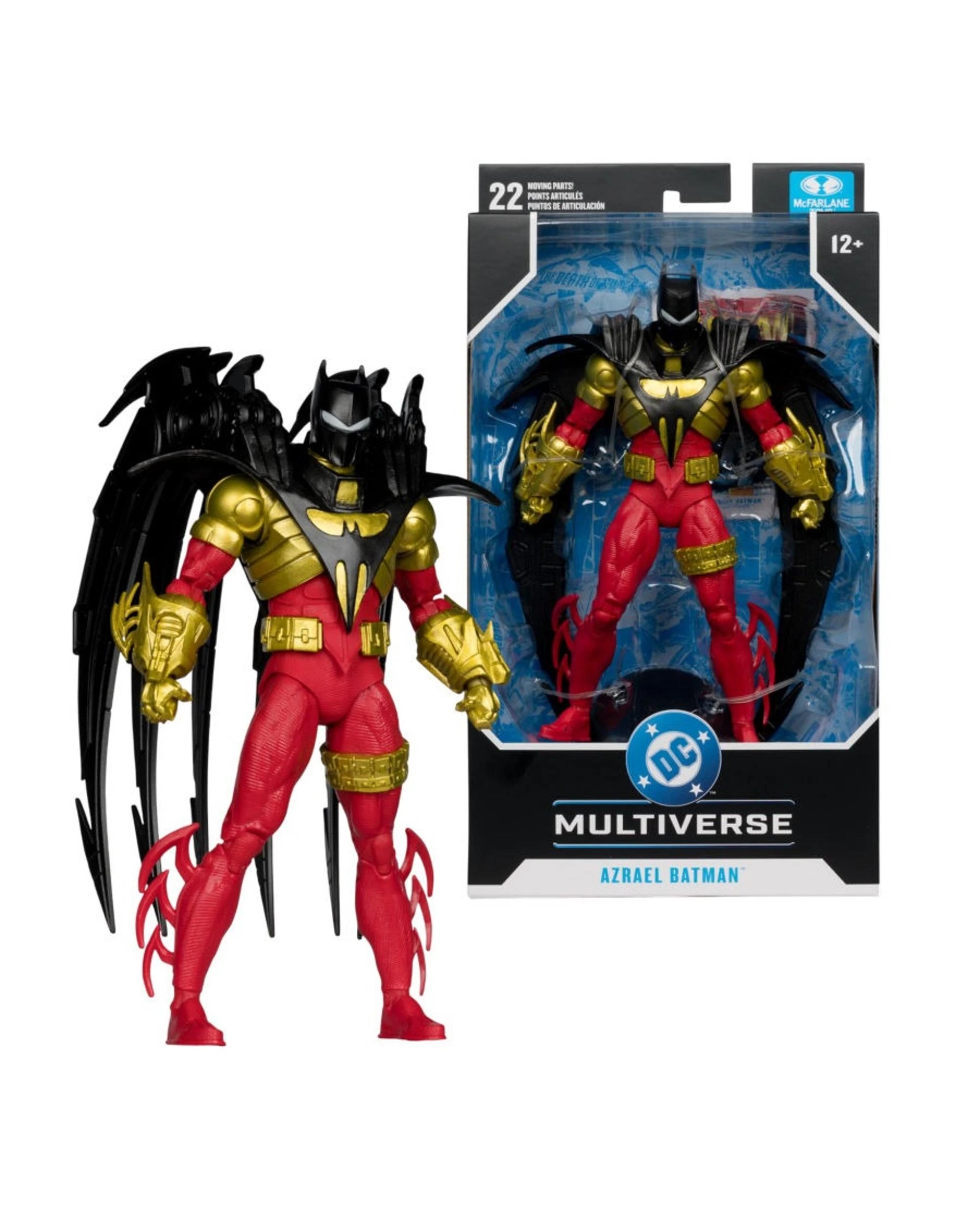 1 DC Multiverse Knightquest Azrael Batman 7 inch Action Figure, 1 of 9