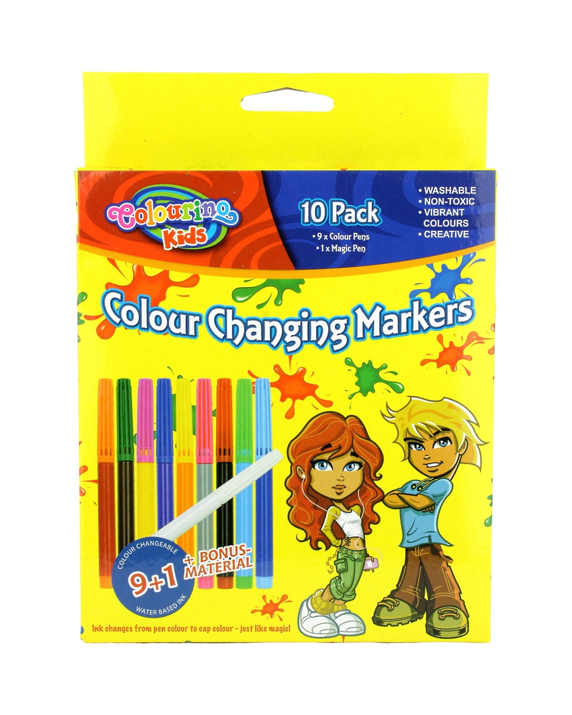 1 Durmaz Colour Changing Markers Pack of 10 - Multi, 1 of 1