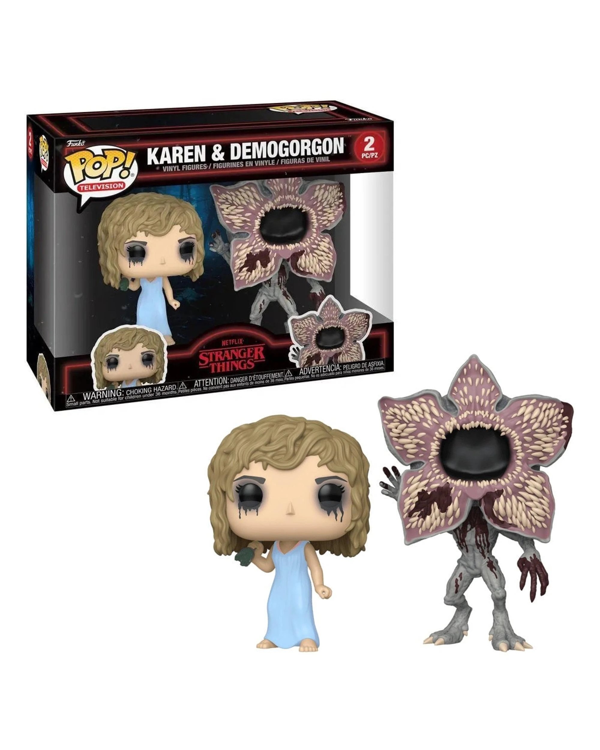 1 Stranger Things Season 5 Karen and Demogorgon 2 Pack Funko POP! Vinyl, 1 of 3