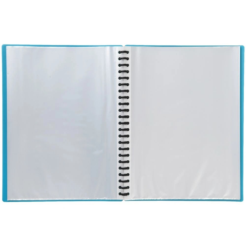 2 J.Burrows A4 Refillable Display Book 60 Pocket Teal, 2 of 3