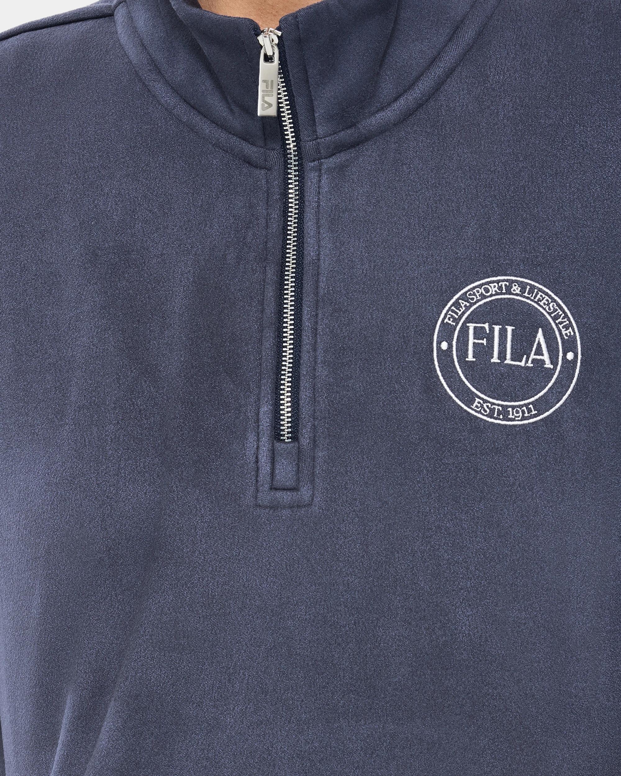 6 Fila Alba Quarter Zip Jumper ODYSSEY GREY, 6 of 7