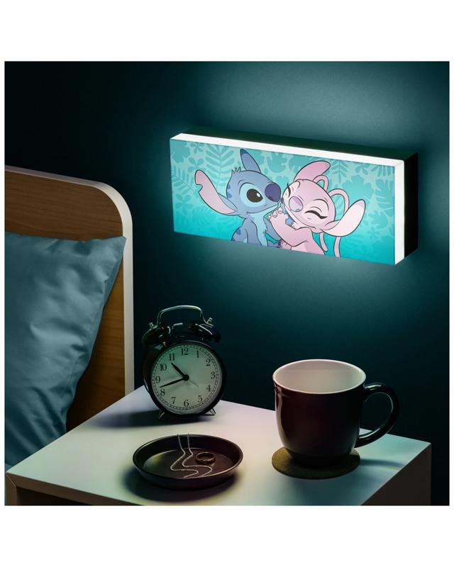 Disney Stitch & Angel Night Light Wall Mount/freestanding Home/bedroom Lamp - M