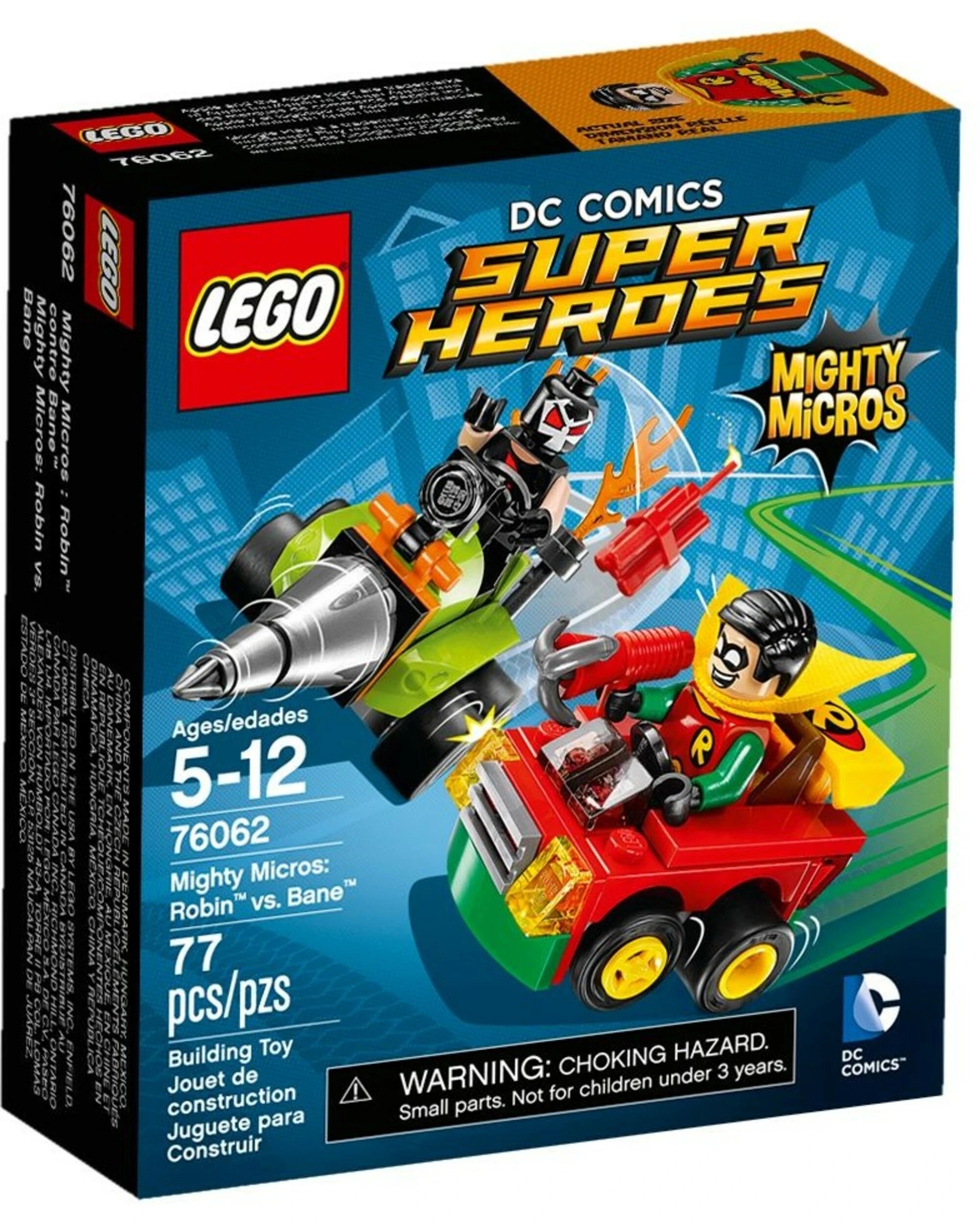 1 LEGO DC Comics Super Heroes Series Mighty Micros: Robin vs. Bane 76062, 1 of 5