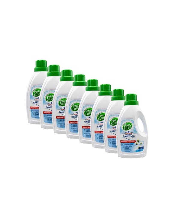 Pine O Cleen 8PK Antibacterial Fresh Cotton Laundry Sanitiser 1L - Plain