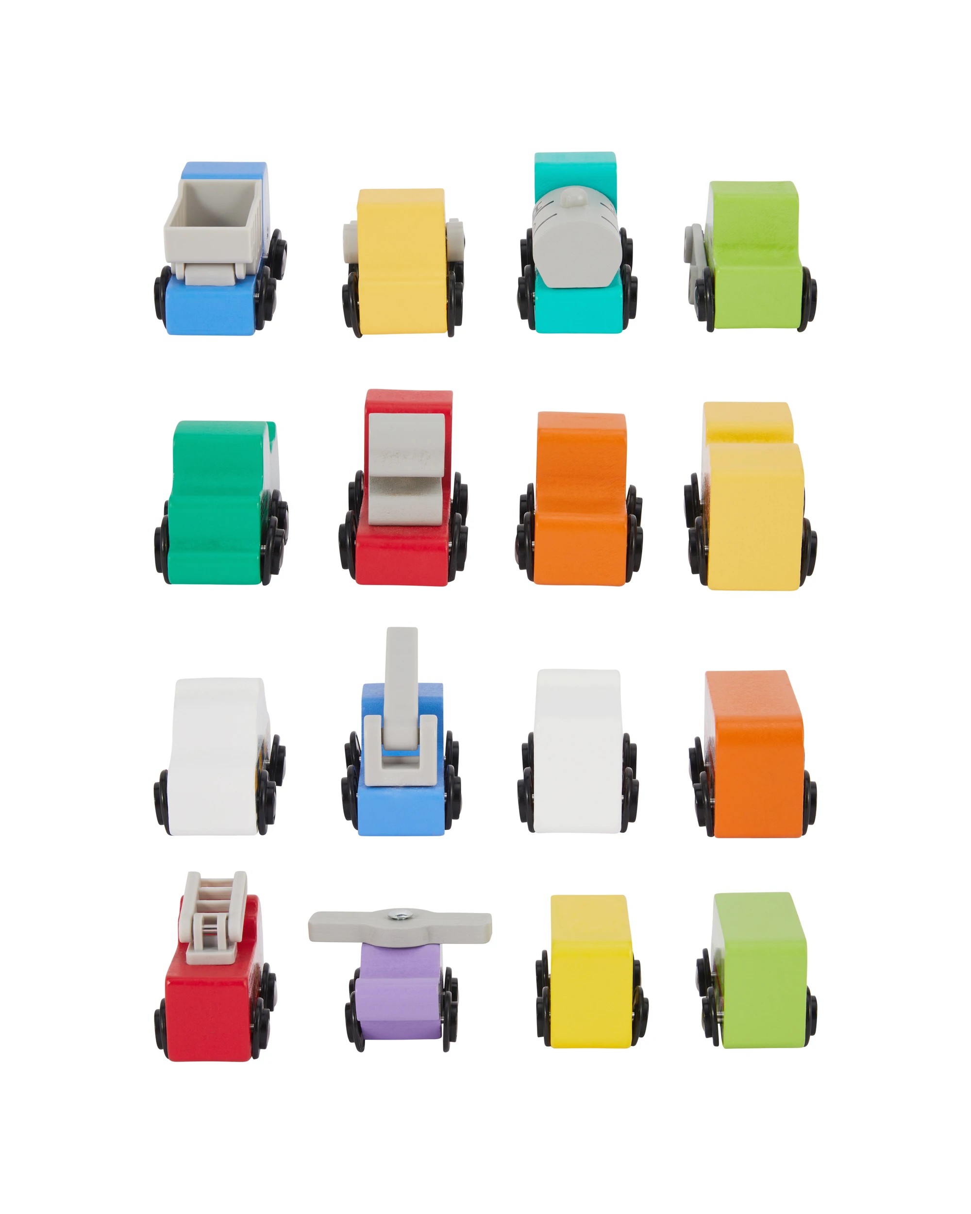 6 8 Pack Wooden Vehicle - Assorted, 6 of 7