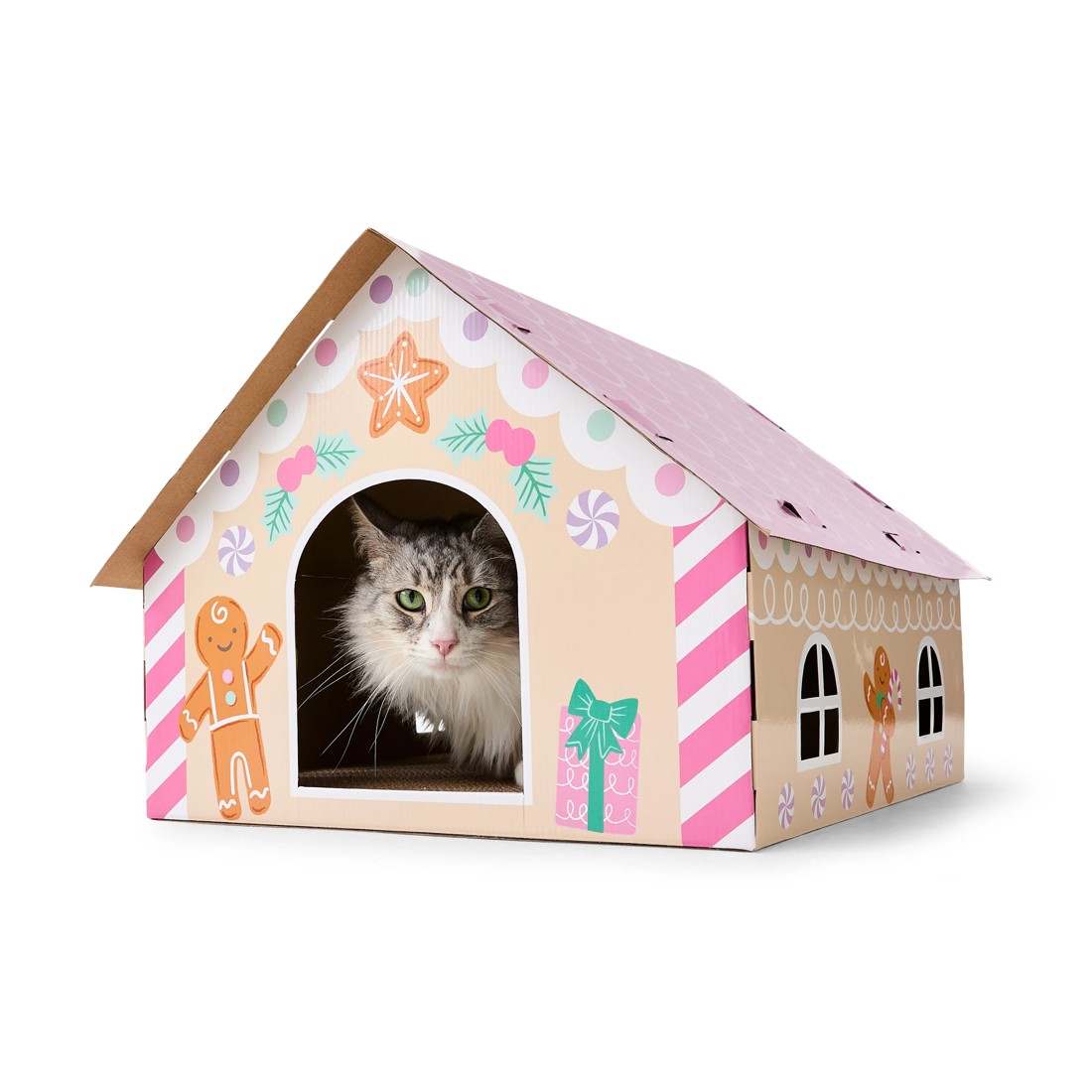 1 Gingerbread Cat Scratcher House, 1 of 10