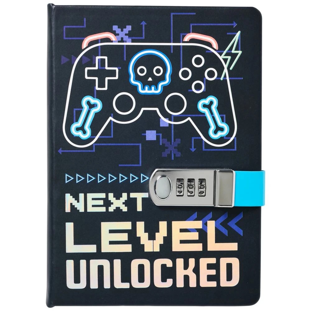 1 Studymate Gamer A5 Lockable Notebook 80 Pages, 1 of 2