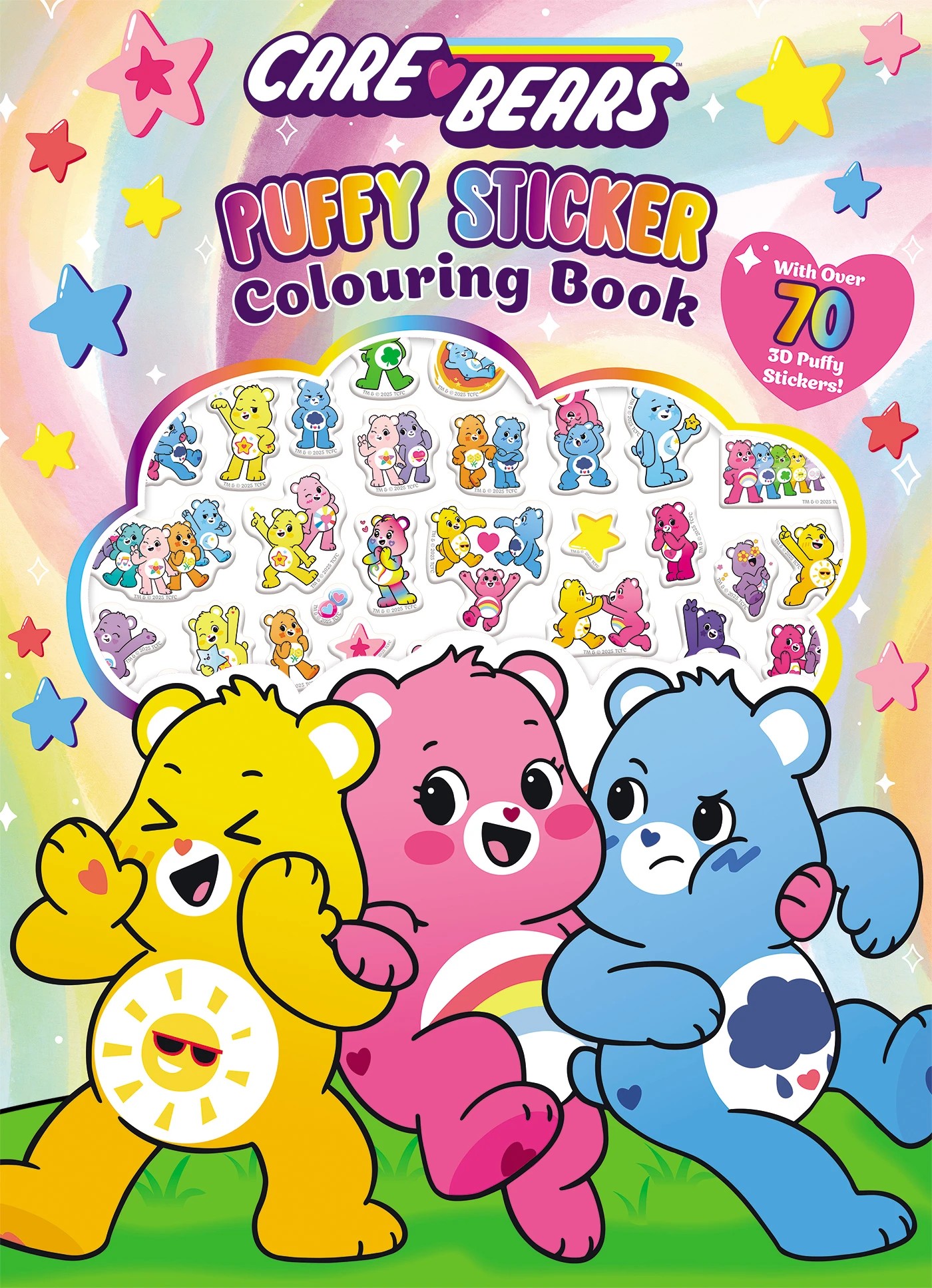 1 Care Bears Puffy Sticker Colouring Book, 1 of 1