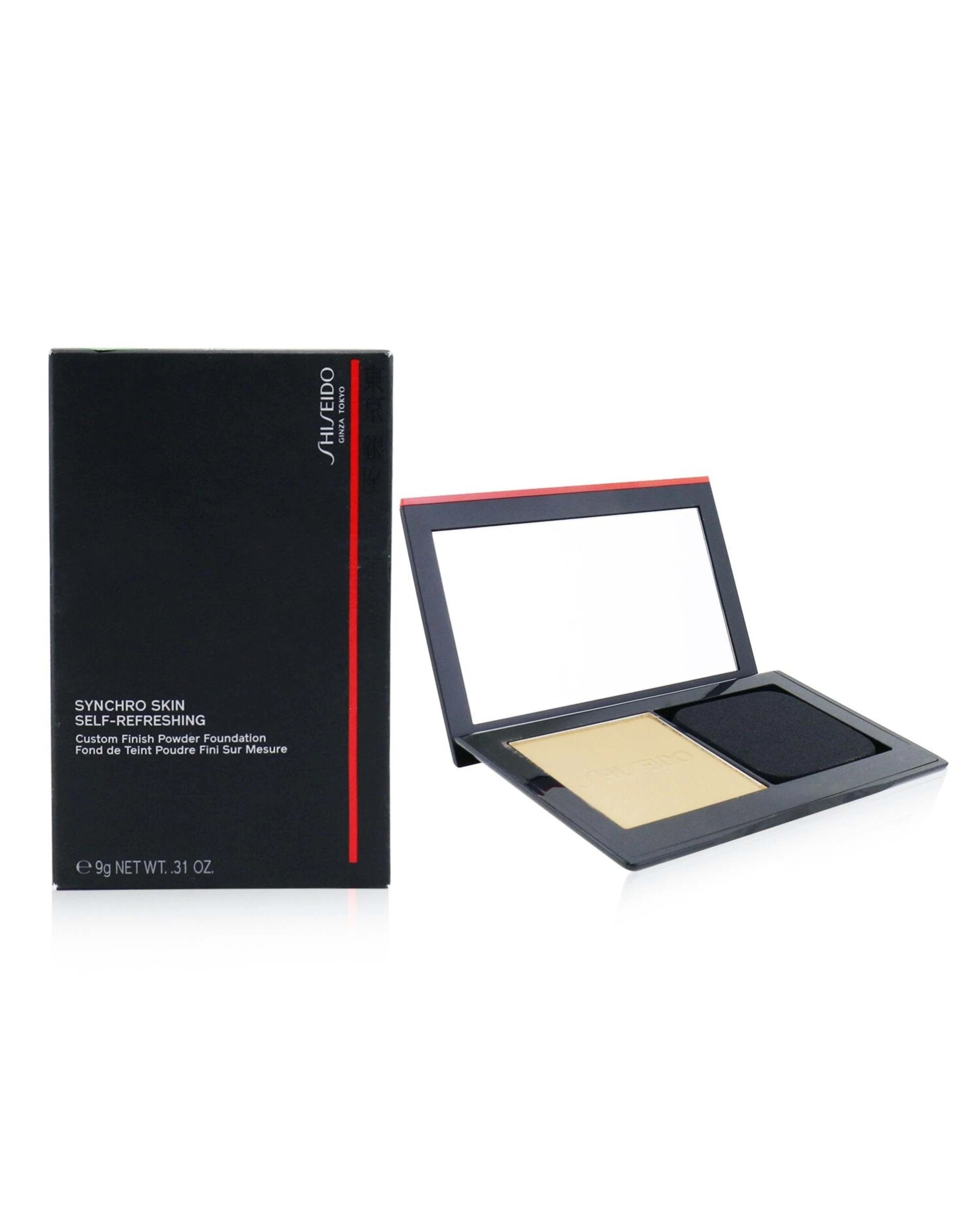 1 Shiseido Synchro Skin Self Refreshing Custom Finish Powder Foundation - # 340 Oak  9g/0.31oz - Brown, 1 of 4