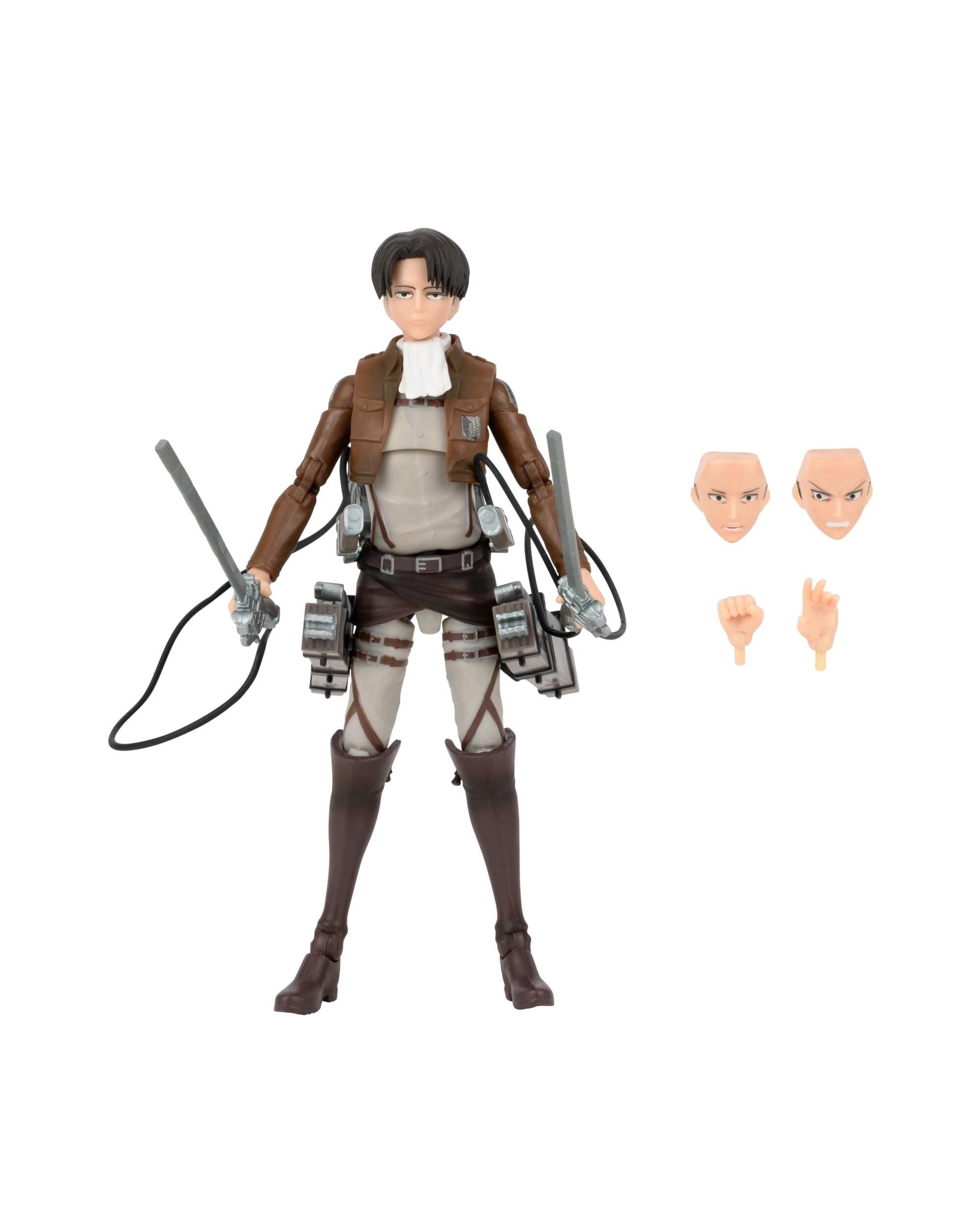 4 Total Anime Attack on Titan Levi Ackerman 6.5 inch Scale Action Figure, 4 of 7